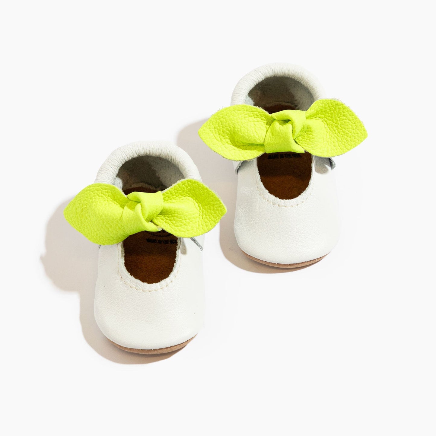Taffy Extra Yellow Knotted Baby Shoe Knotted Bow Mocc Soft Sole