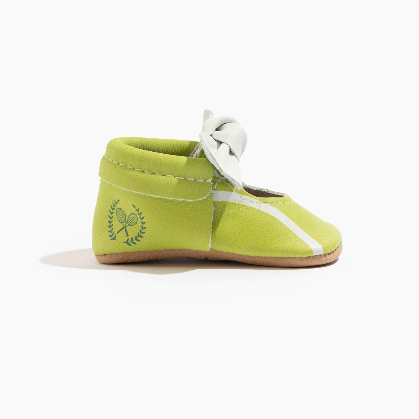 Tennis Match Knotted Bow Baby Shoe Knotted Bow Mocc Soft Sole