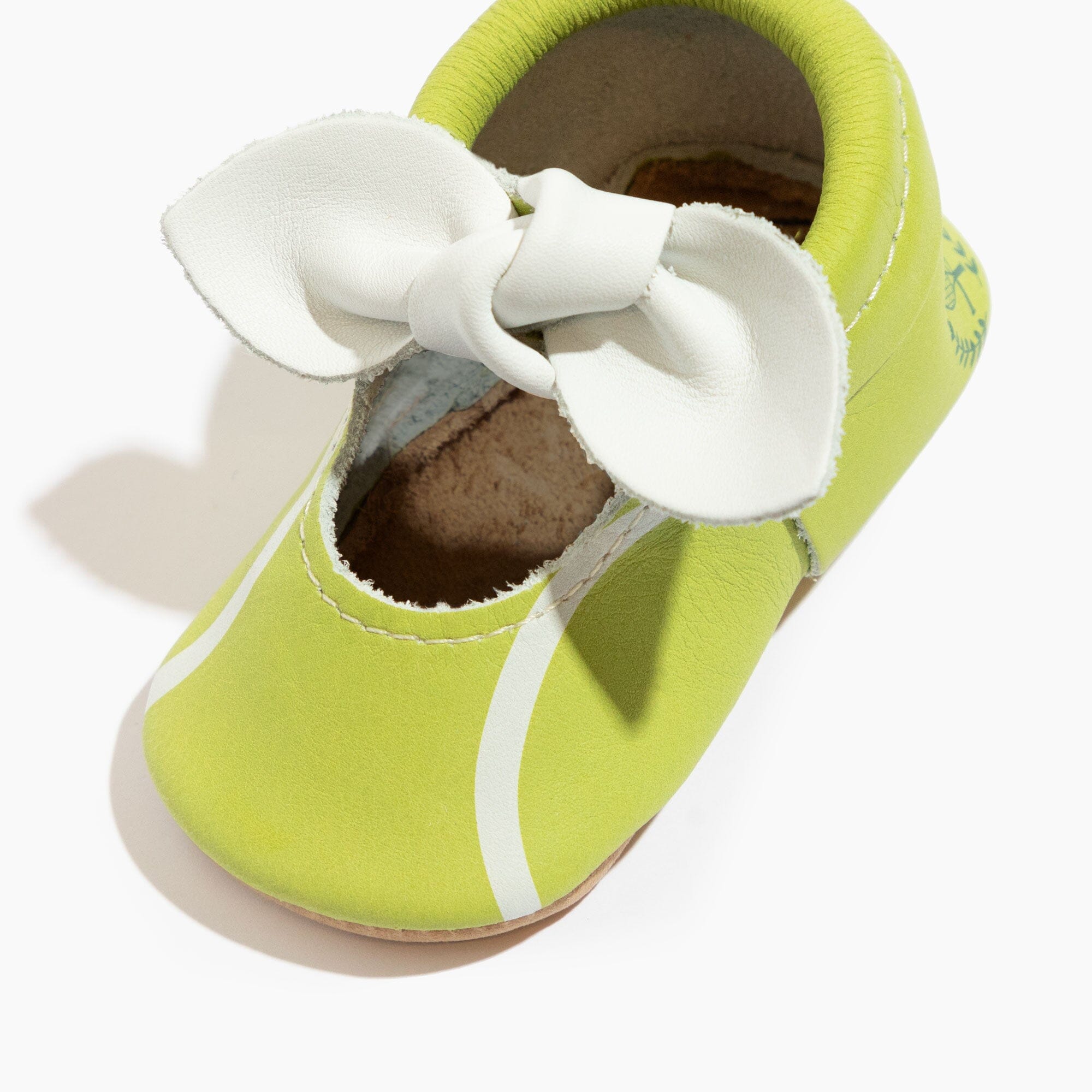 Tennis Match Knotted Bow Baby Shoe Knotted Bow Mocc Soft Sole