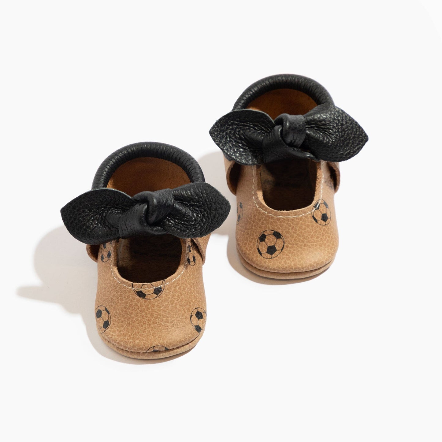 The Beautiful Game Knotted Bow Baby Shoe Knotted Bow Mocc Soft Sole