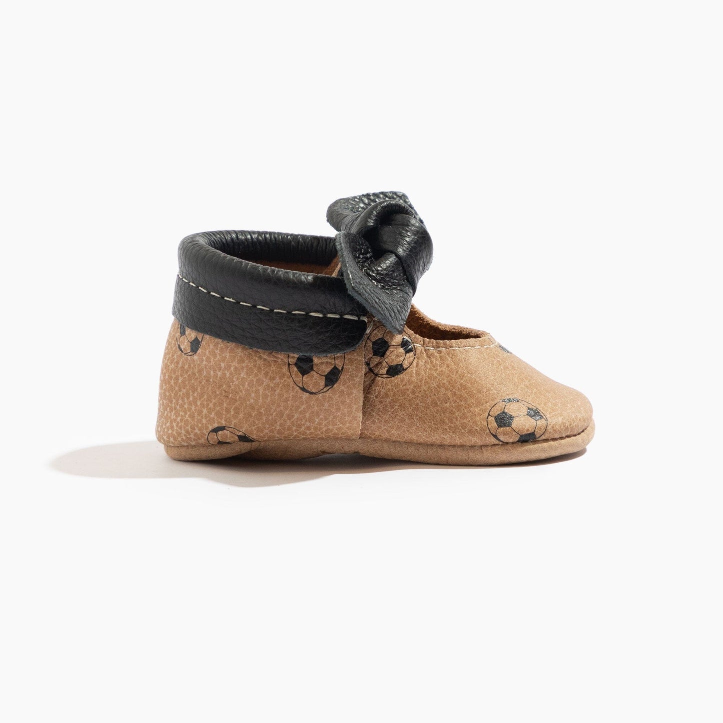 The Beautiful Game Knotted Bow Baby Shoe Knotted Bow Mocc Soft Sole
