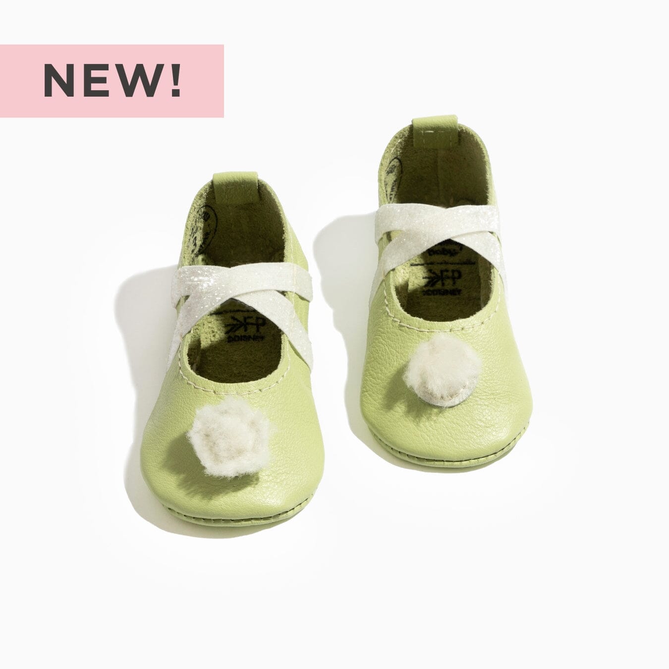 Disney Tinker Bell Ballet Slipper Baby Shoe Ballet Slipper Soft Sole