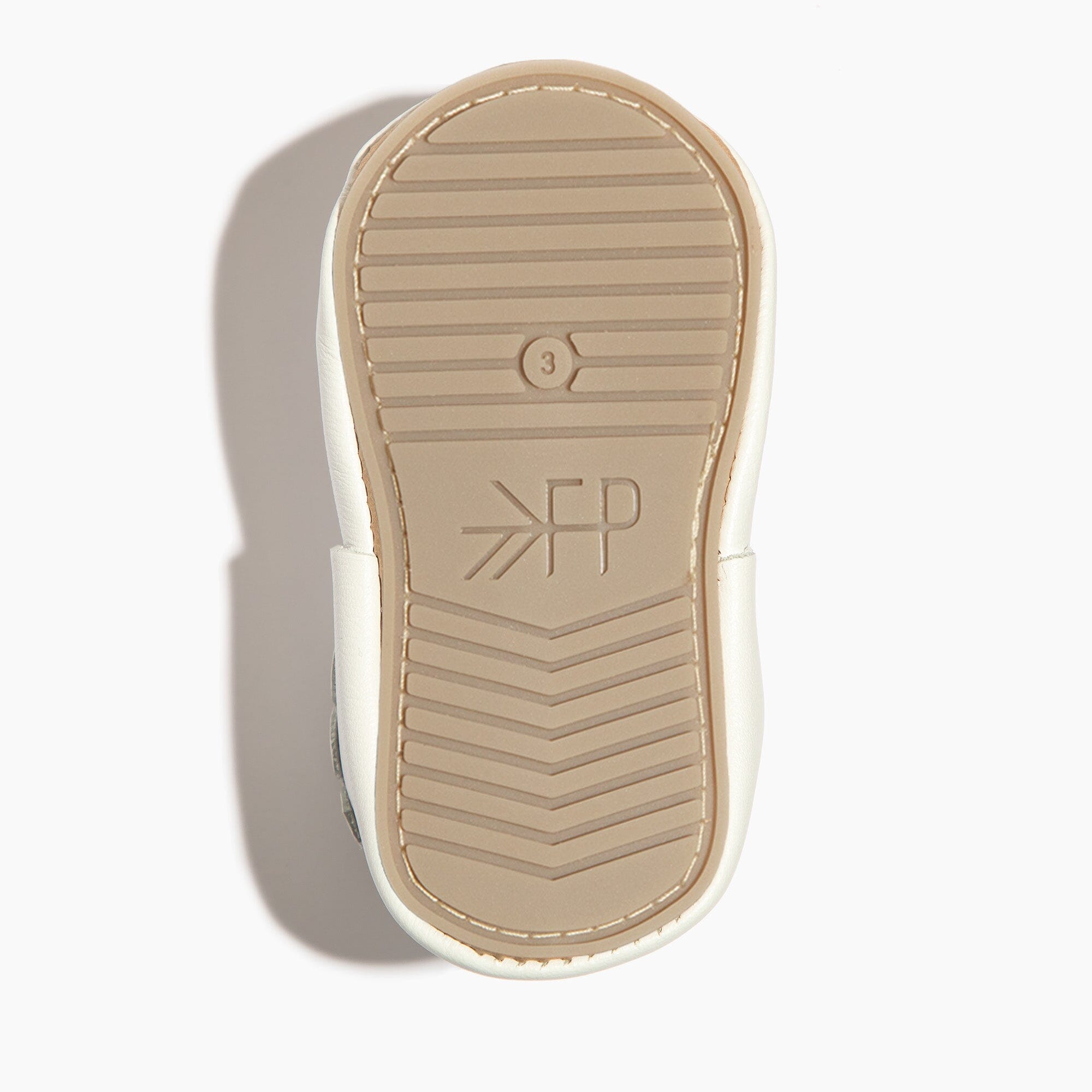 Toasted Bright White Sweetheart Ballet Flat Baby Shoe Sweetheart Ballet Flat Soft Sole