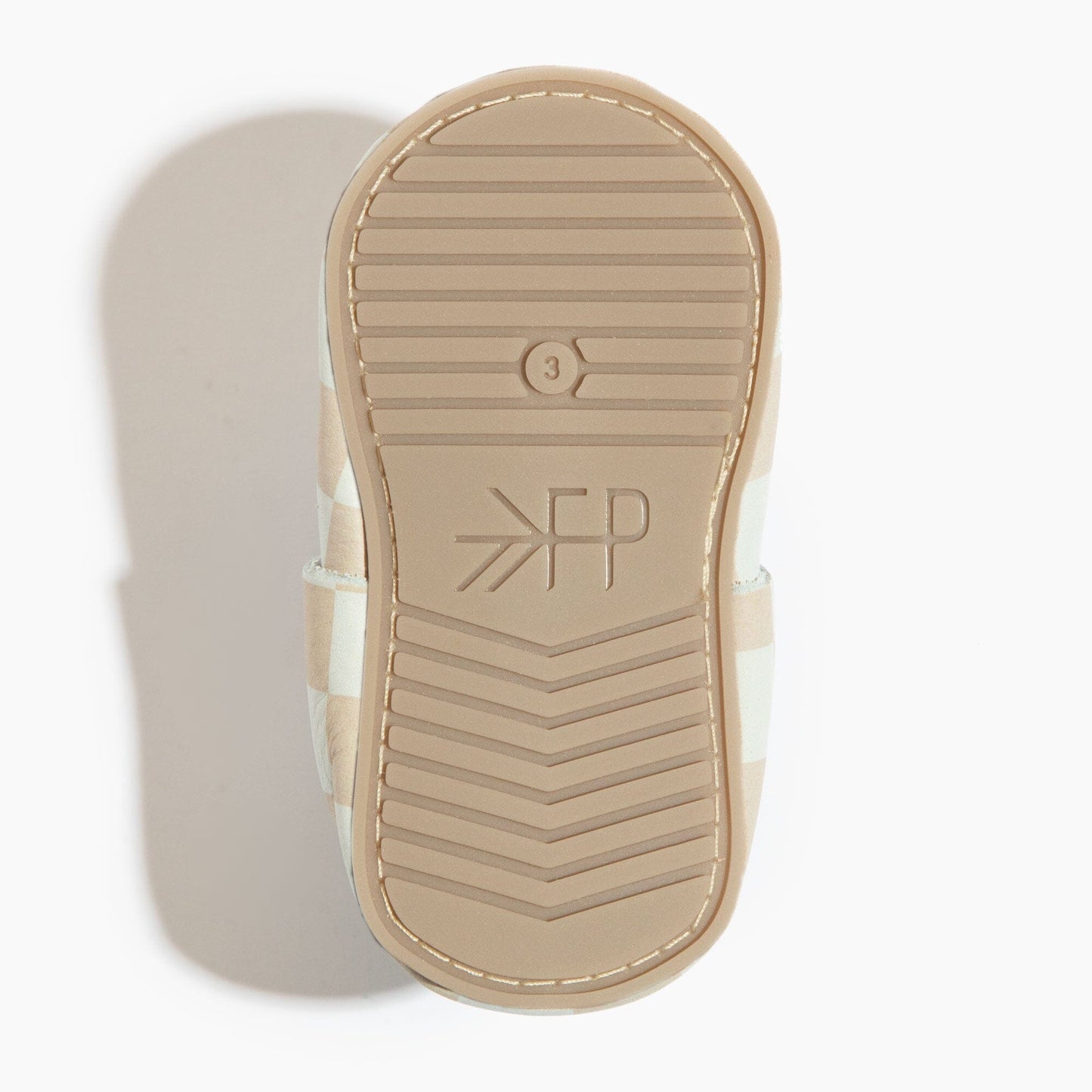 Trendy Tan Check City Baby Shoe City Mocc Soft Sole