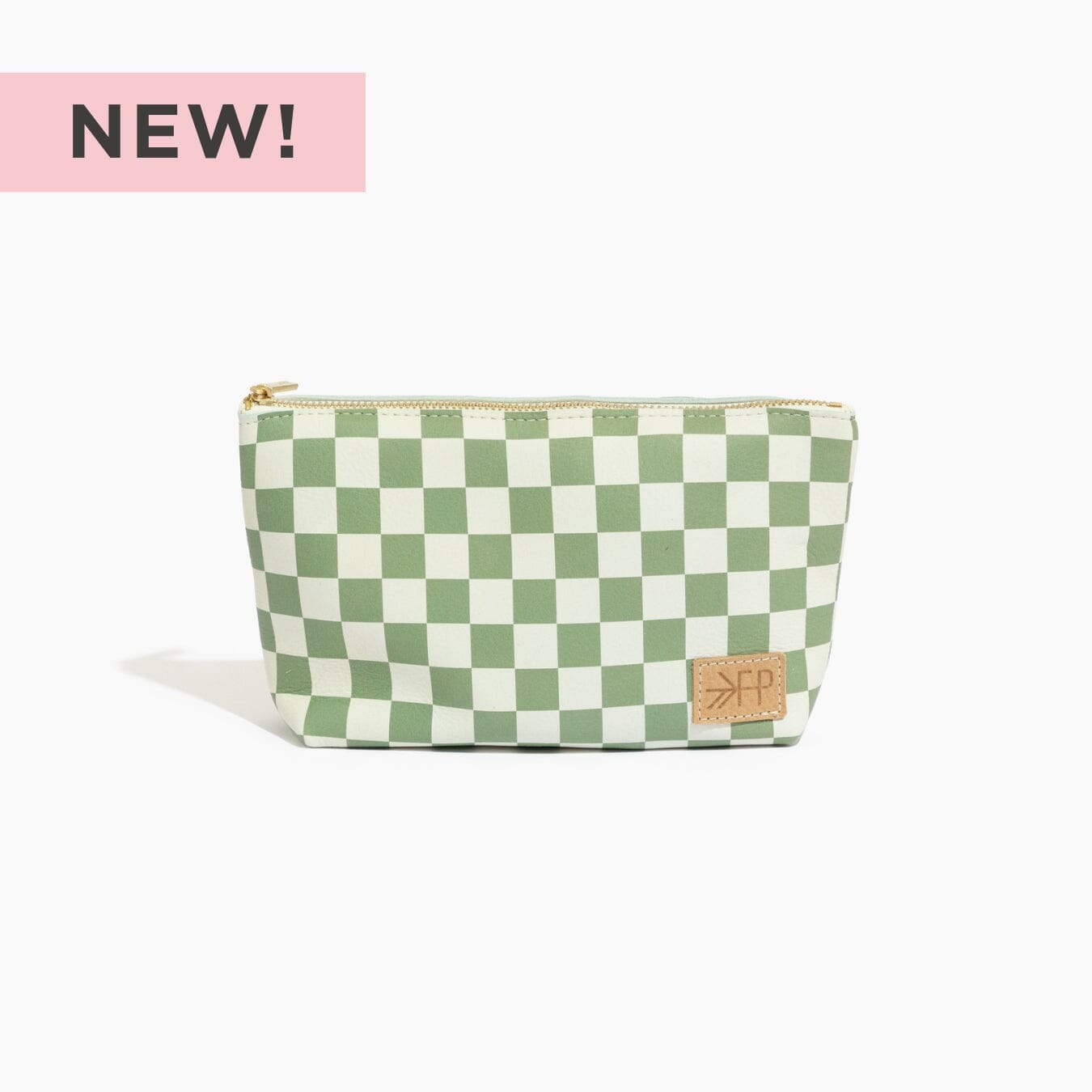 Sage Check Utility Pouch Utility Pouch In House Bag