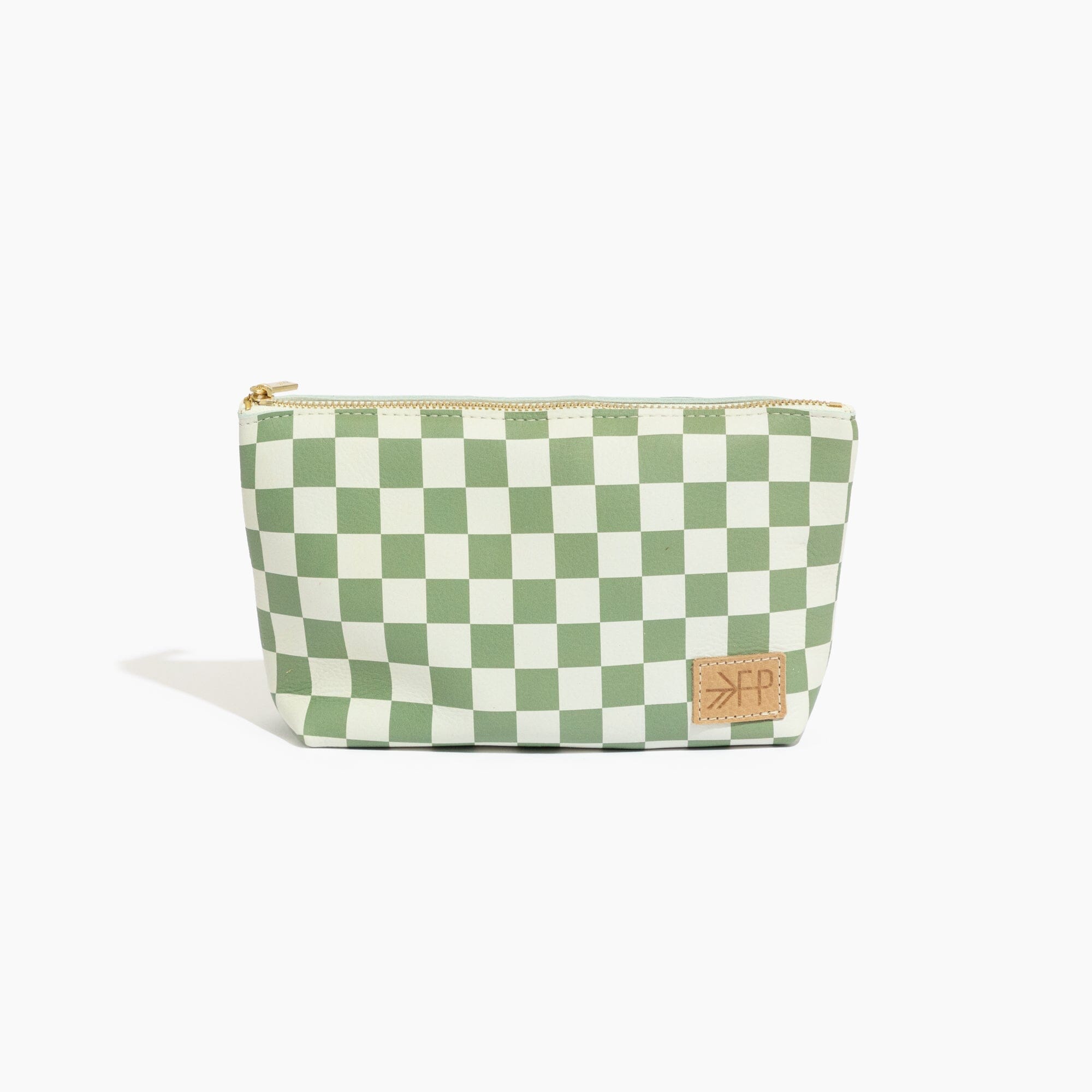 Sage Check Utility Pouch Utility Pouch In House Bag