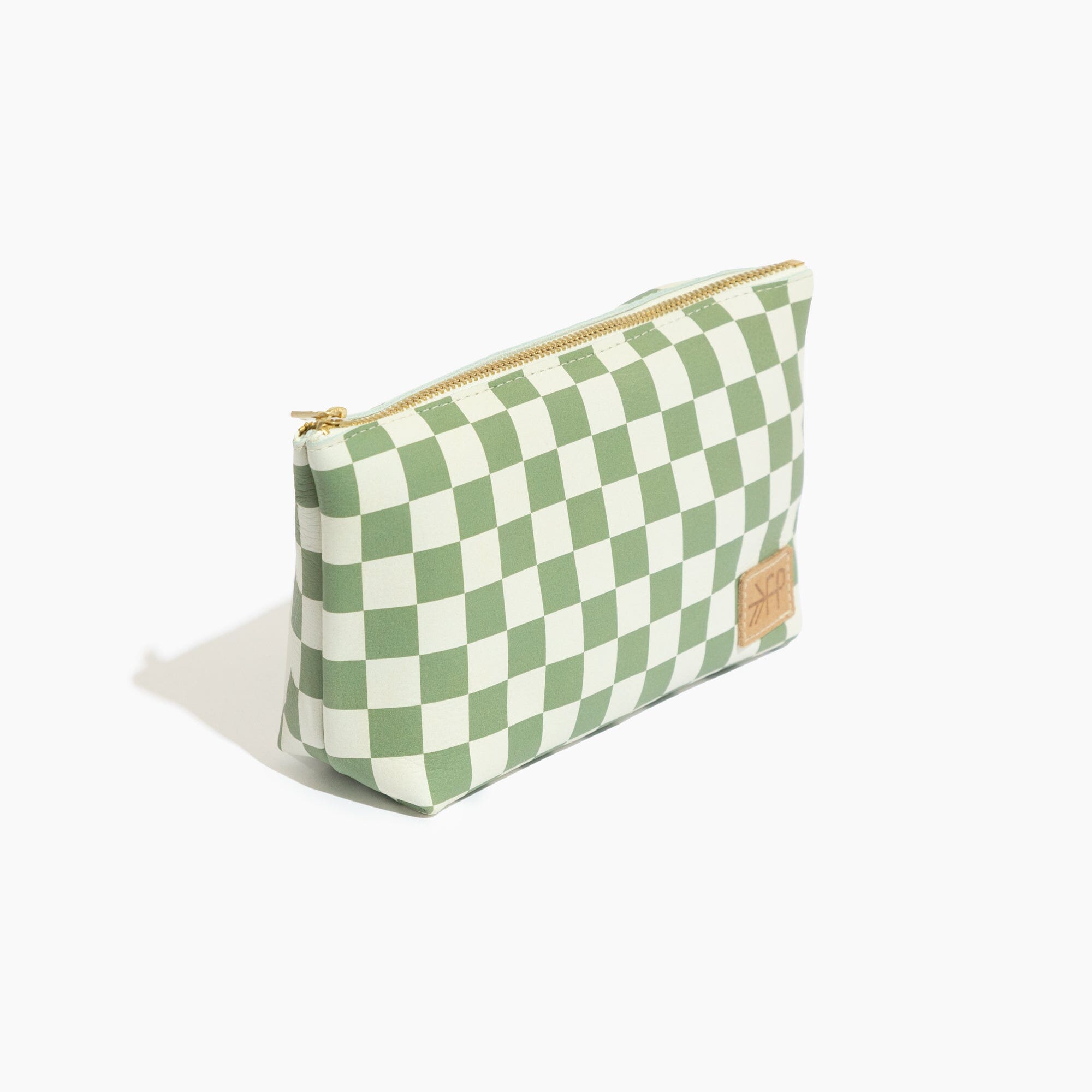 Sage Check Utility Pouch Utility Pouch In House Bag