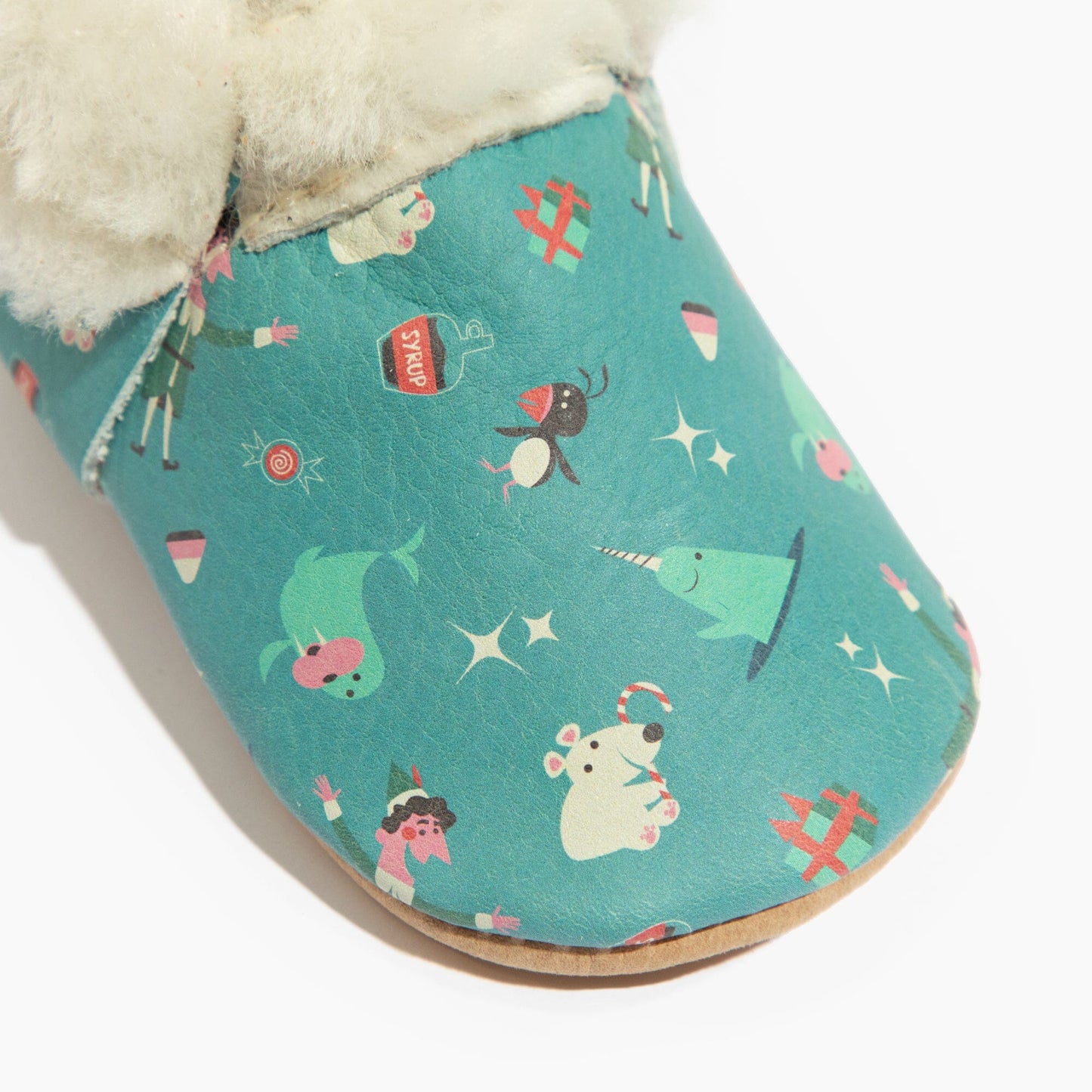 Buddy the Elf™ Shearling Baby Shoe Shearling Mocc Soft Sole