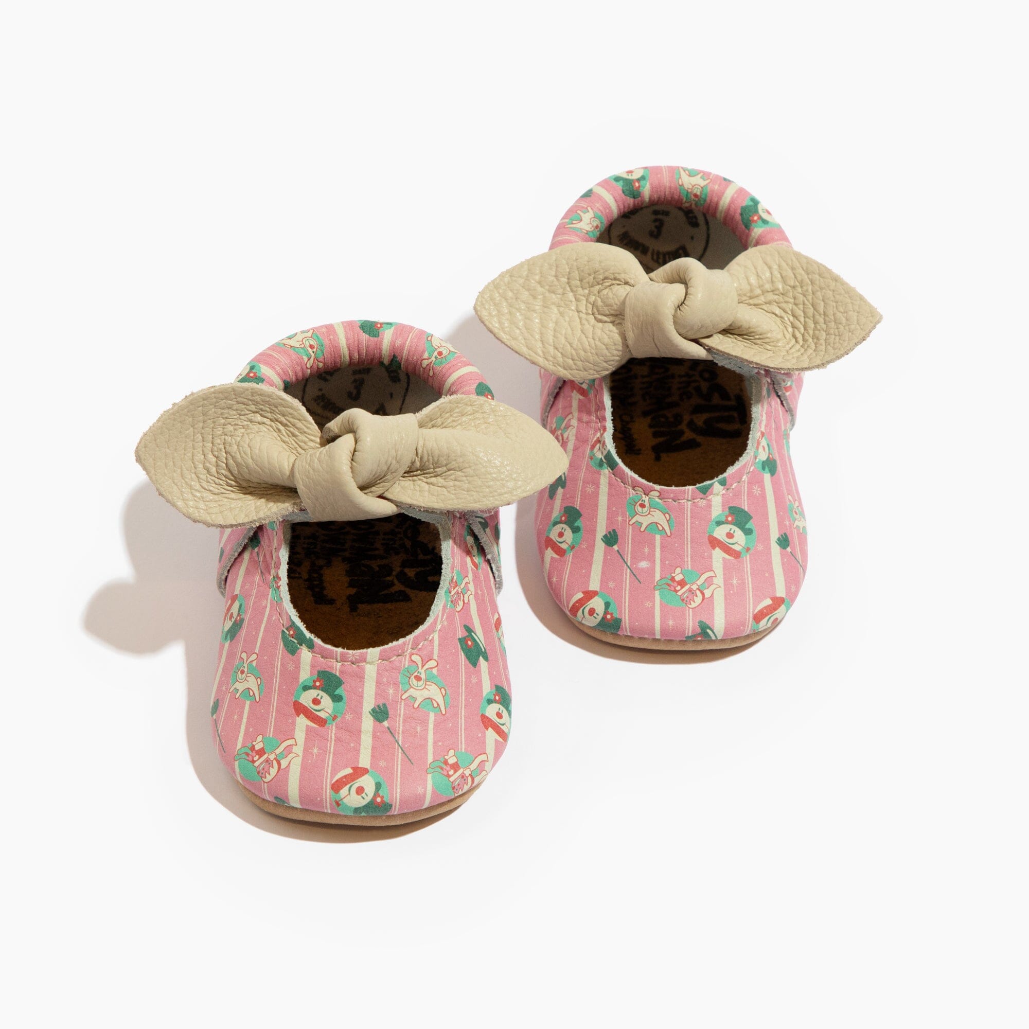 Frosty the Snowman™ Knotted Bow Baby Shoe Knotted Bow Mocc Soft Sole
