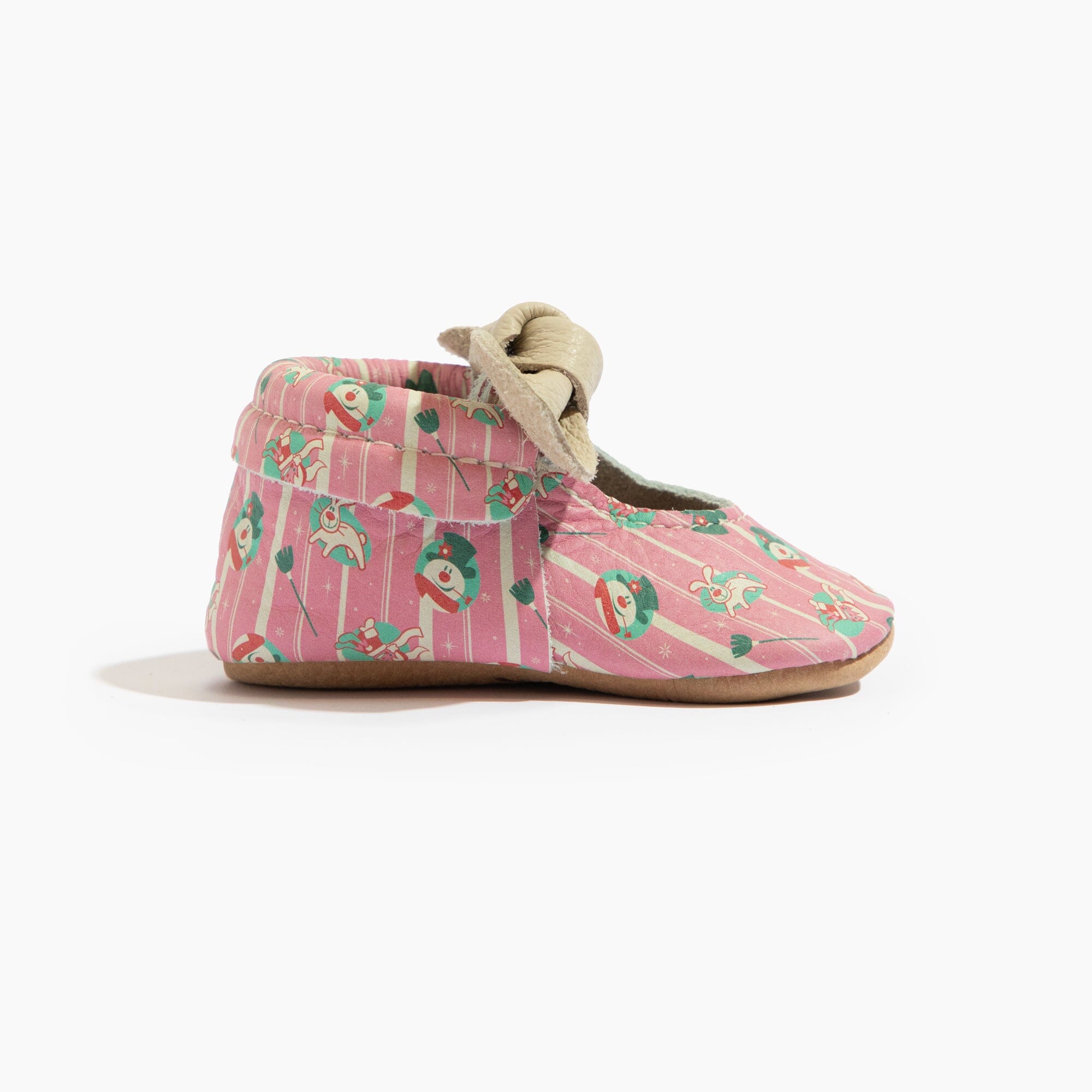 Frosty the Snowman™ Knotted Bow Baby Shoe Knotted Bow Mocc Soft Sole