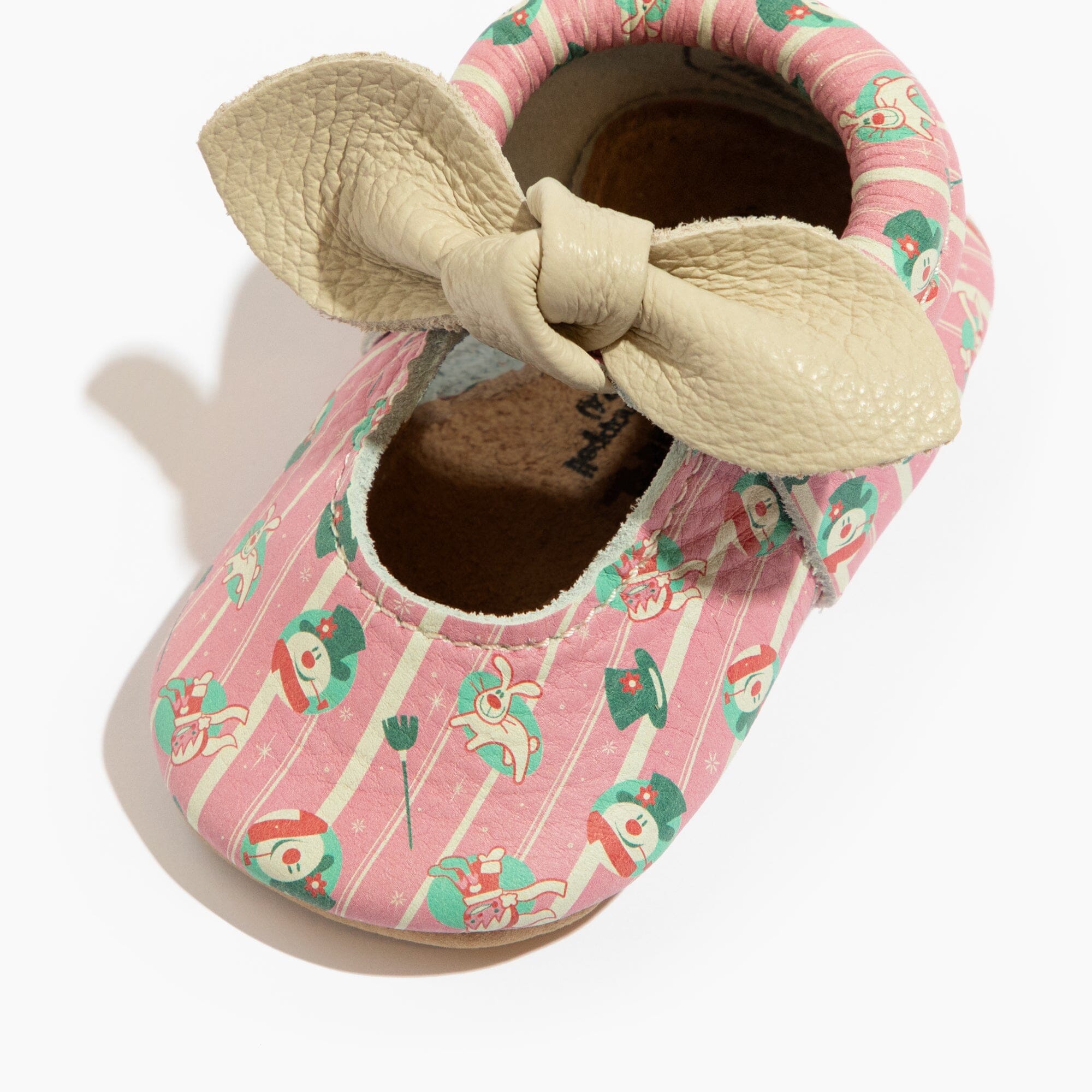 Frosty the Snowman™ Knotted Bow Baby Shoe Knotted Bow Mocc Soft Sole