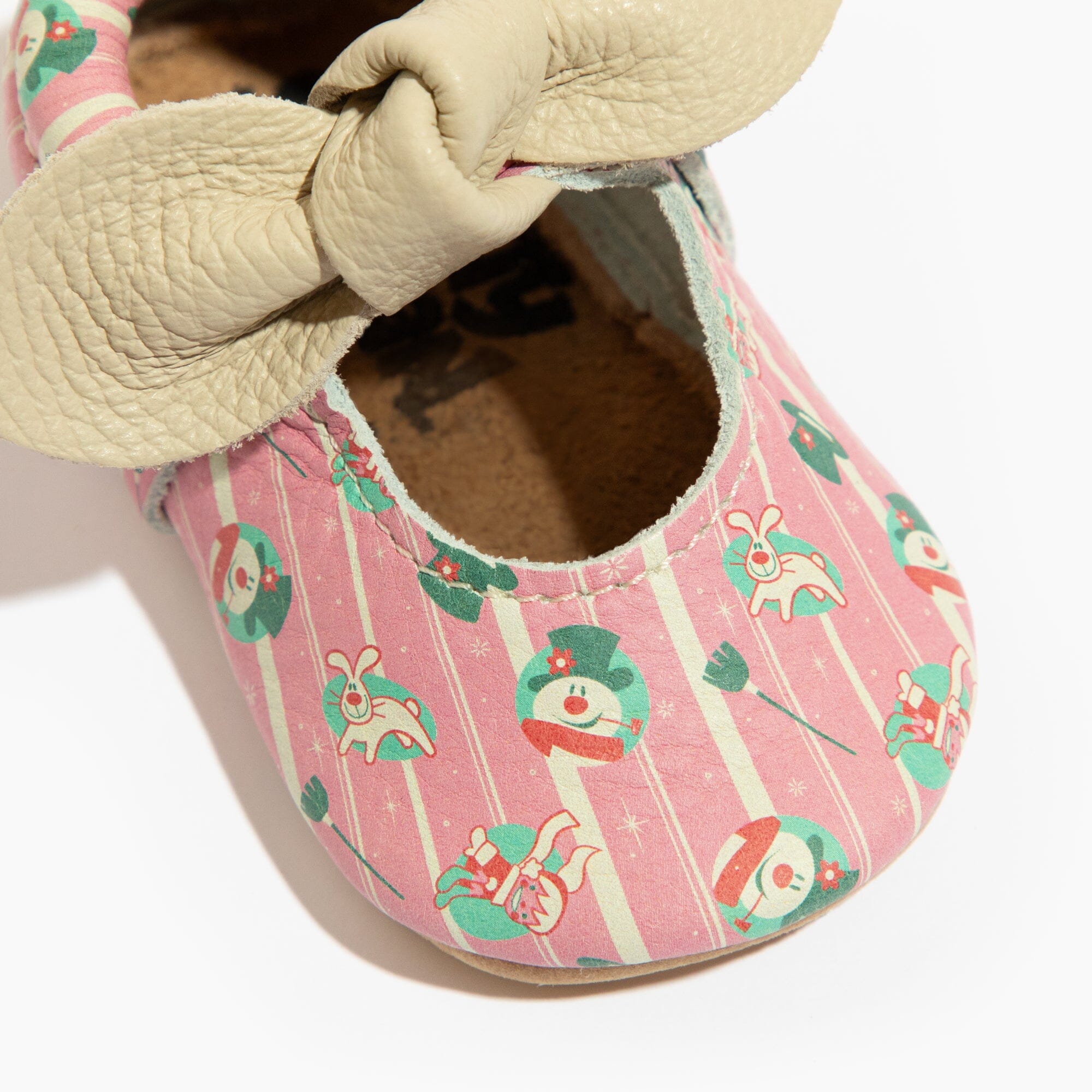 Frosty the Snowman™ Knotted Bow Baby Shoe Knotted Bow Mocc Soft Sole
