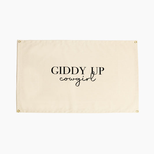 Giddy Up Cowgirl Wall Hanging Wall Hanging Nursery Decor 