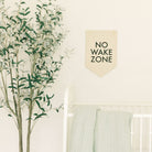 No Wake Zone Wall Hanging Wall Hanging Nursery Decor