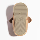 Weathered Brown Knotted Bow Baby Shoe Knotted Bow Mocc Soft Sole