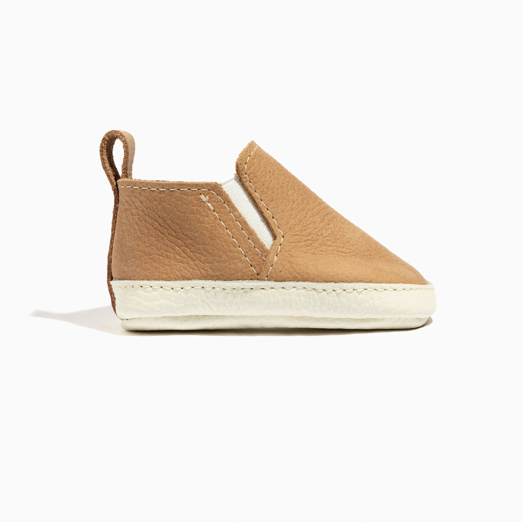 Weathered Brown Slip On Baby Shoe Slip On Soft Sole