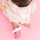 Barbie™ Paisley Knotted Bow Baby Shoe Knotted Bow Mocc Soft Sole
