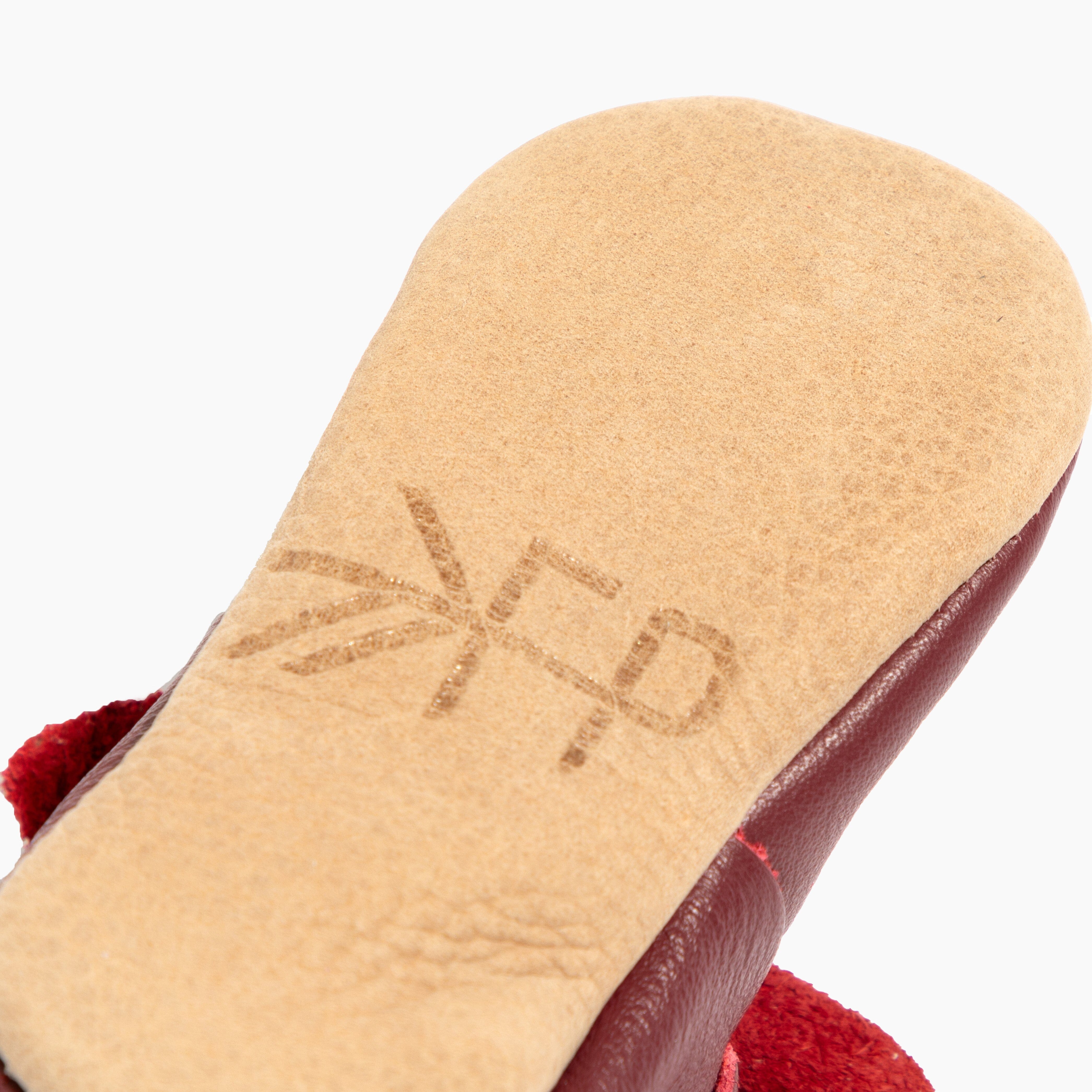 Winterberry Knotted Bow Baby Shoe Knotted Bow Mocc Soft Sole