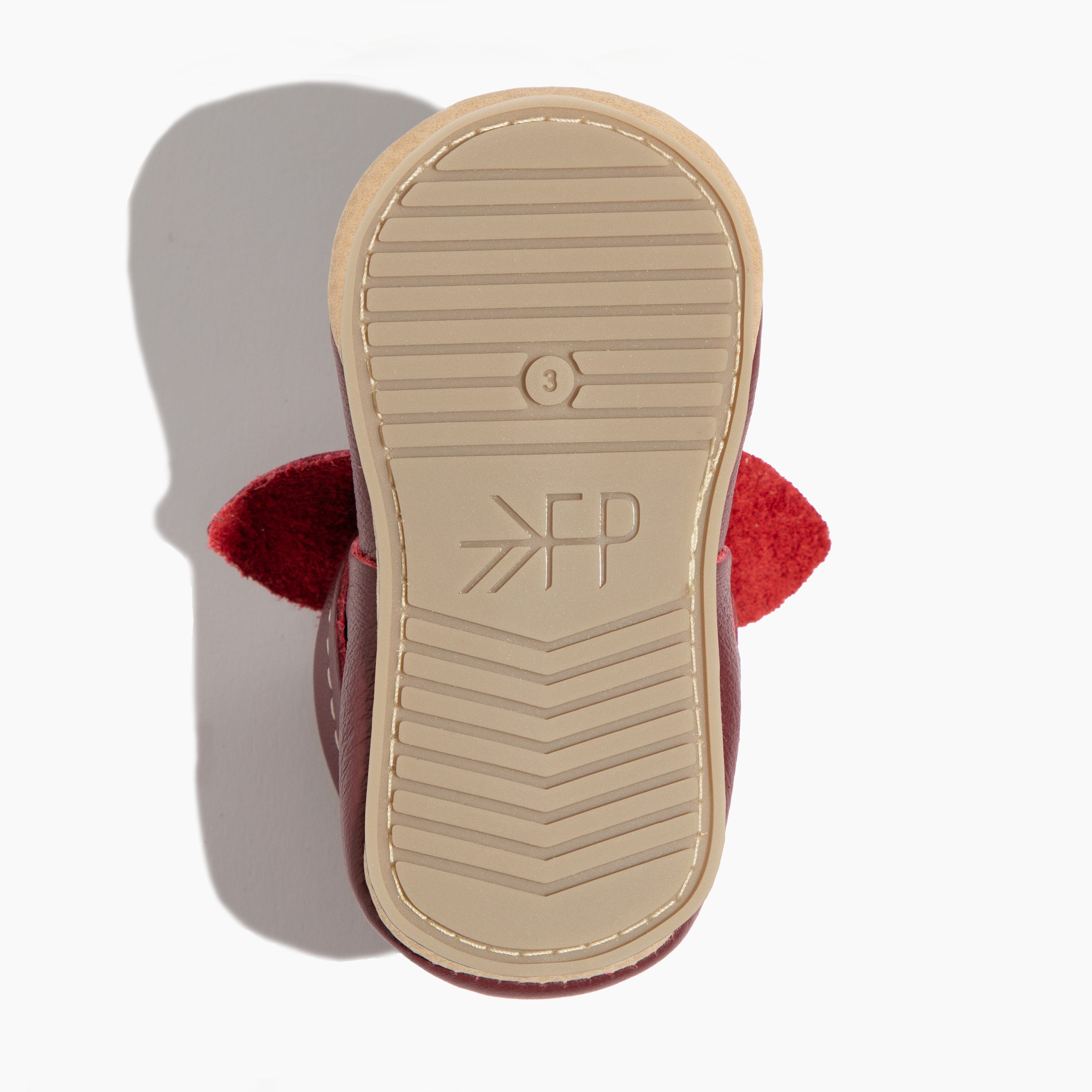 Winterberry Knotted Bow Baby Shoe Knotted Bow Mocc Soft Sole