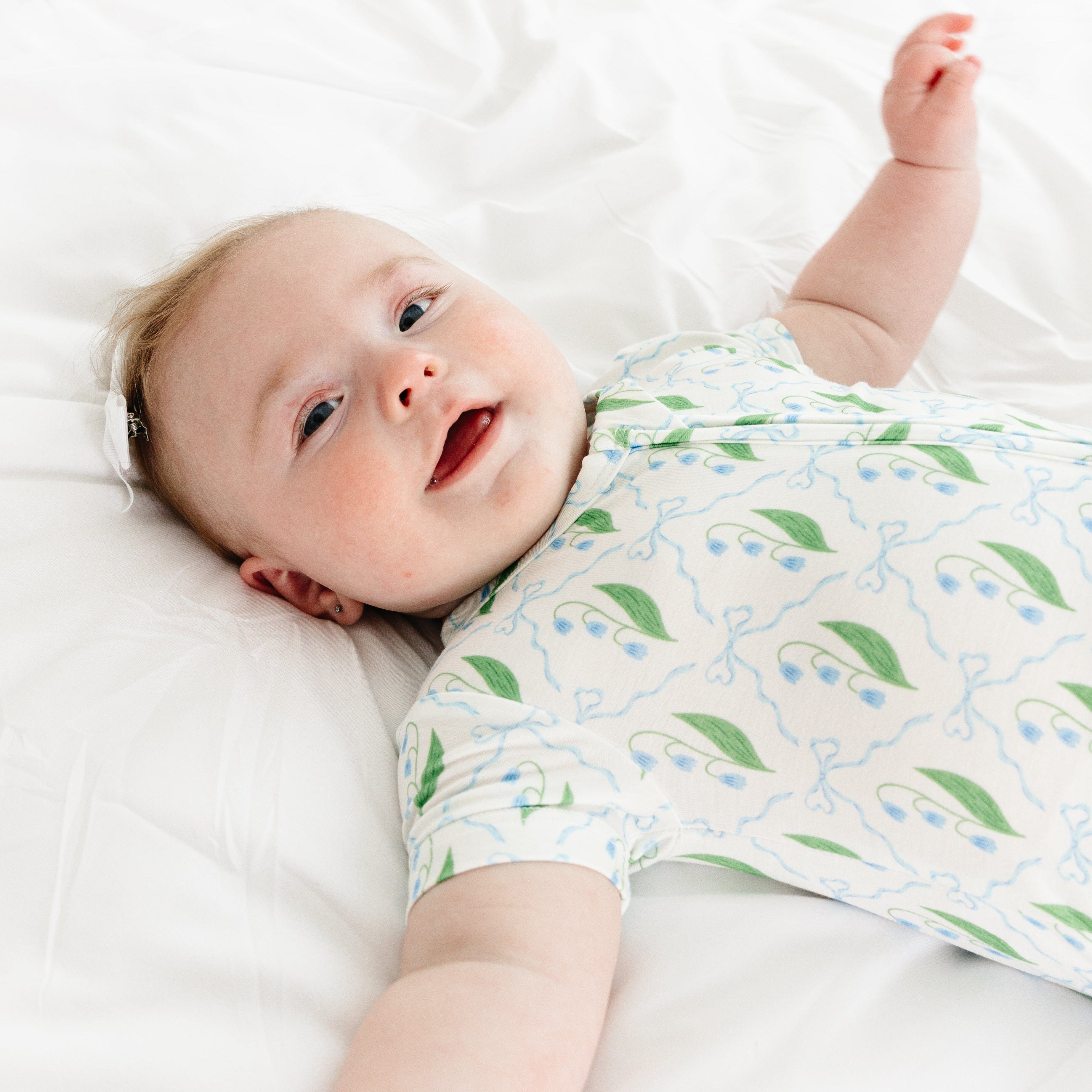 Bluebell Bows Short Sleeve & Shorts Bamboo Sleeper Motette