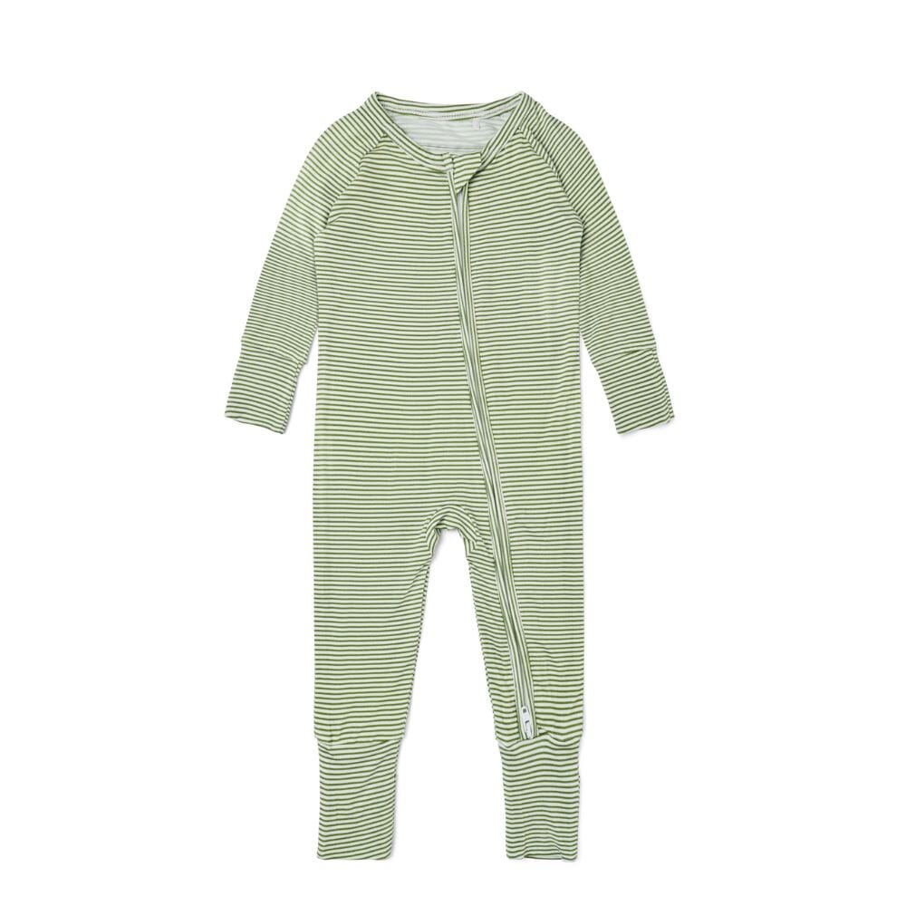 Evergreen Stripe Bamboo Sleeper Motette