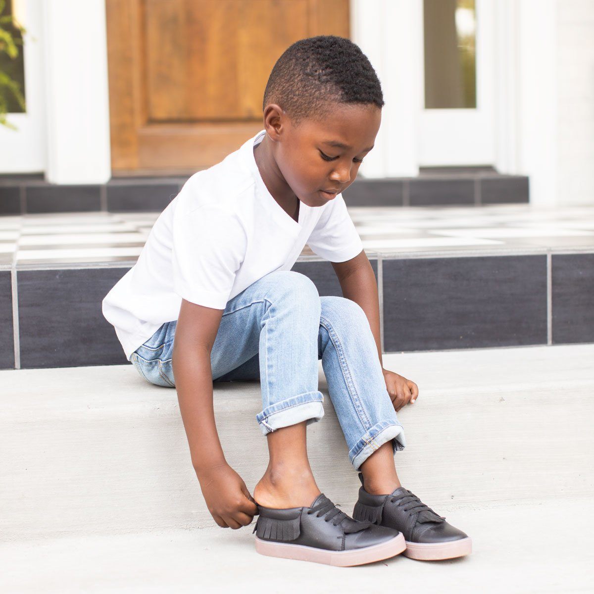 Ebony Sneaker Mocc Kids - Sneaker Mocc Kids Sneakers
