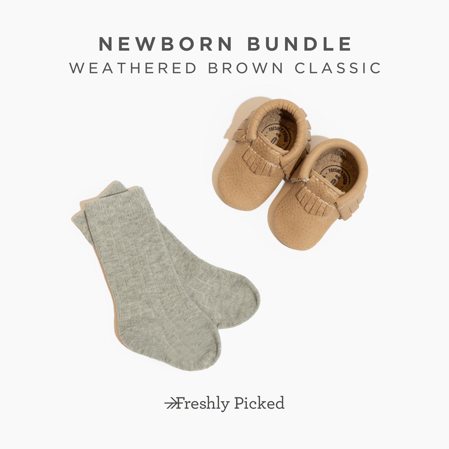 Newborn Bundle Bundles of Joy Bundles of Joy Weathered Brown Classic Mocc 