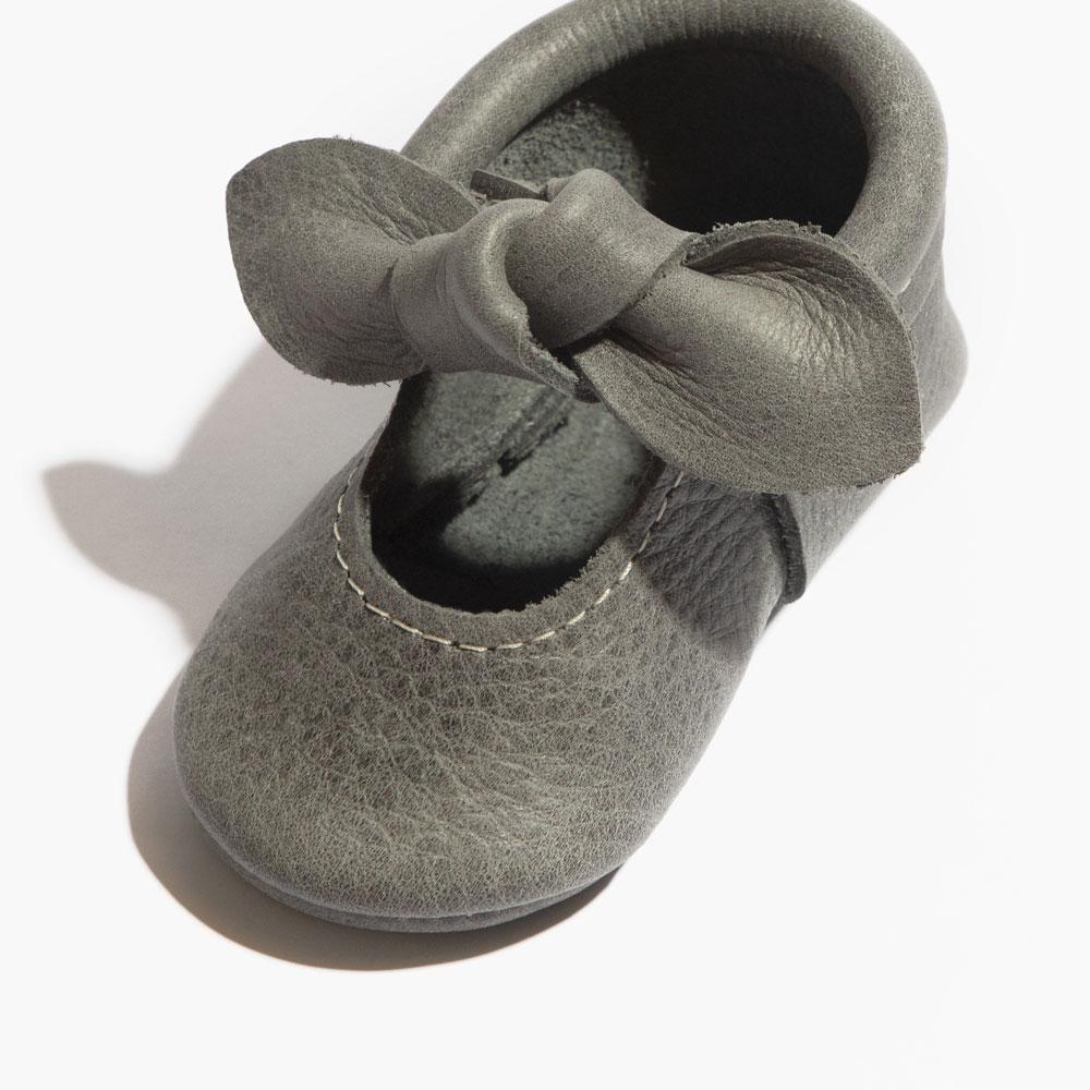 Blue Spruce Knotted Bow Mocc Knotted Bow Mocc Soft Sole