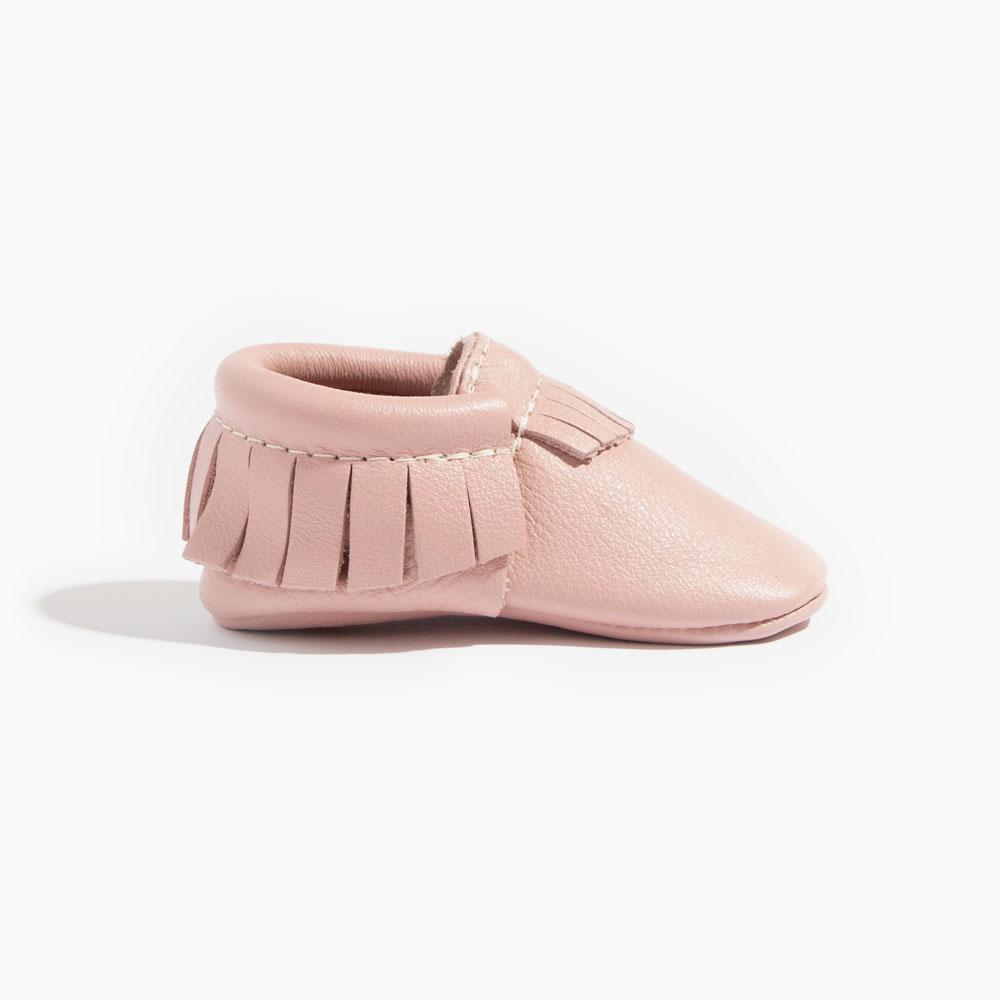 Blush Moccasins Soft Soles