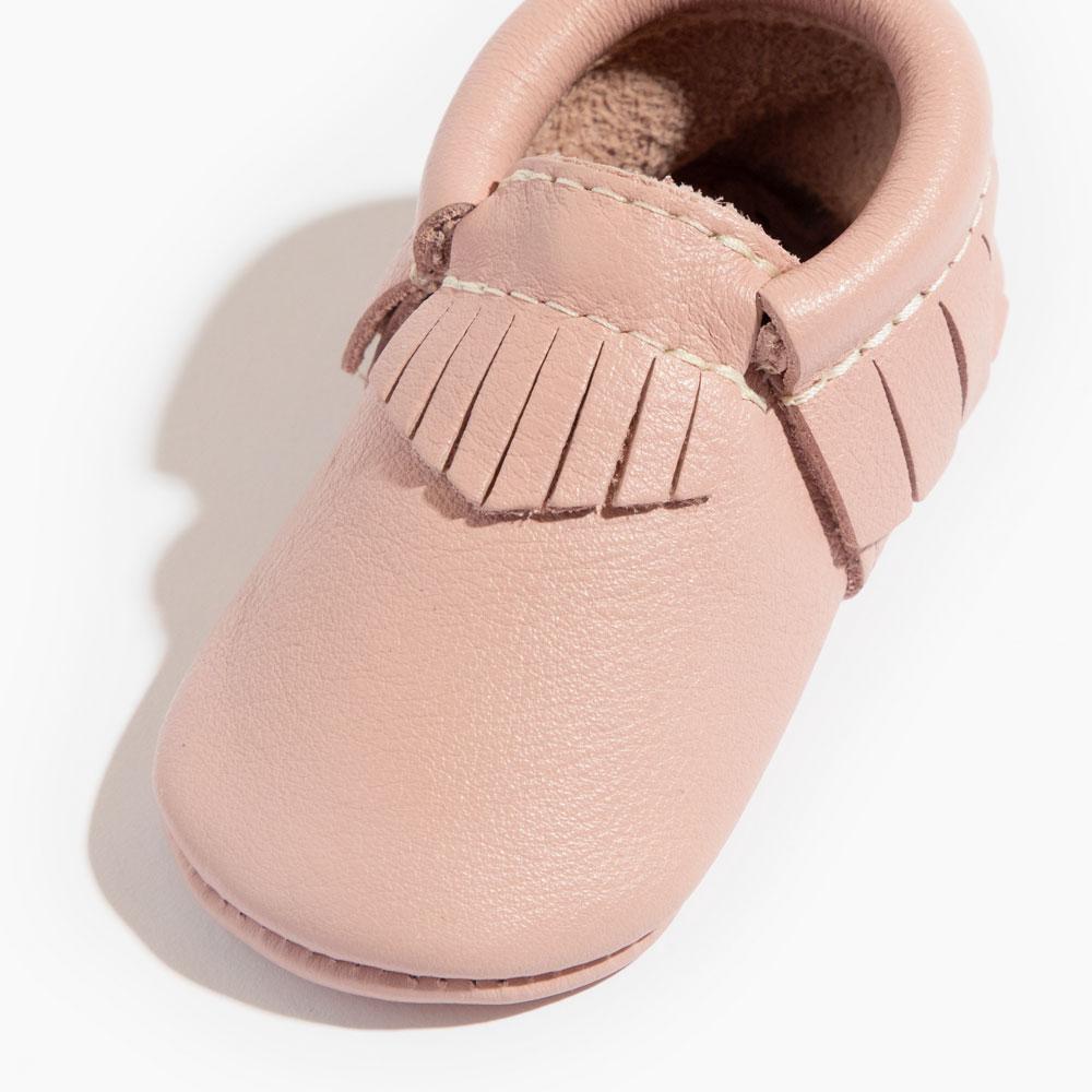 Blush Moccasins Soft Soles