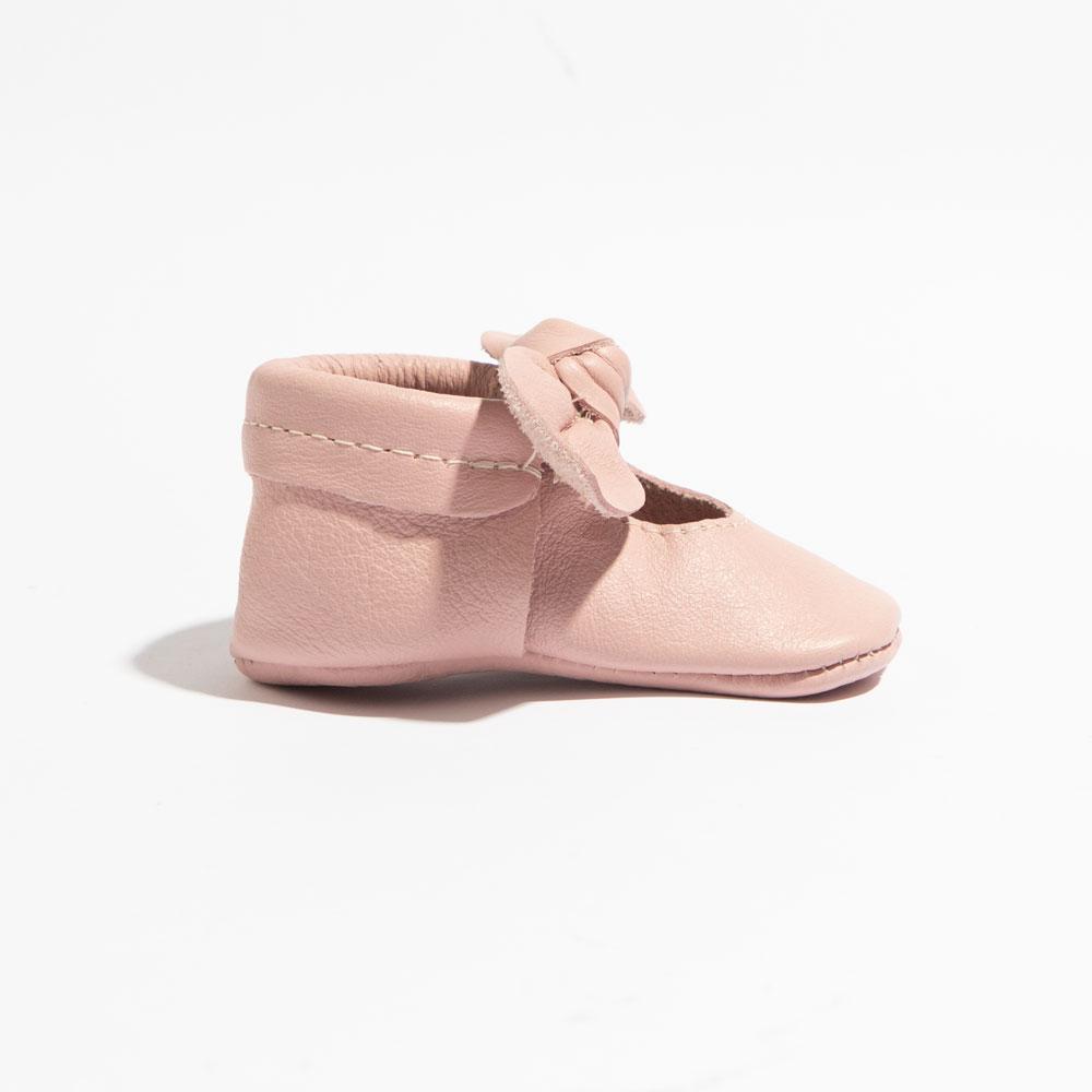 Blush Knotted Bow Mocc knotted bow mocc Soft Sole