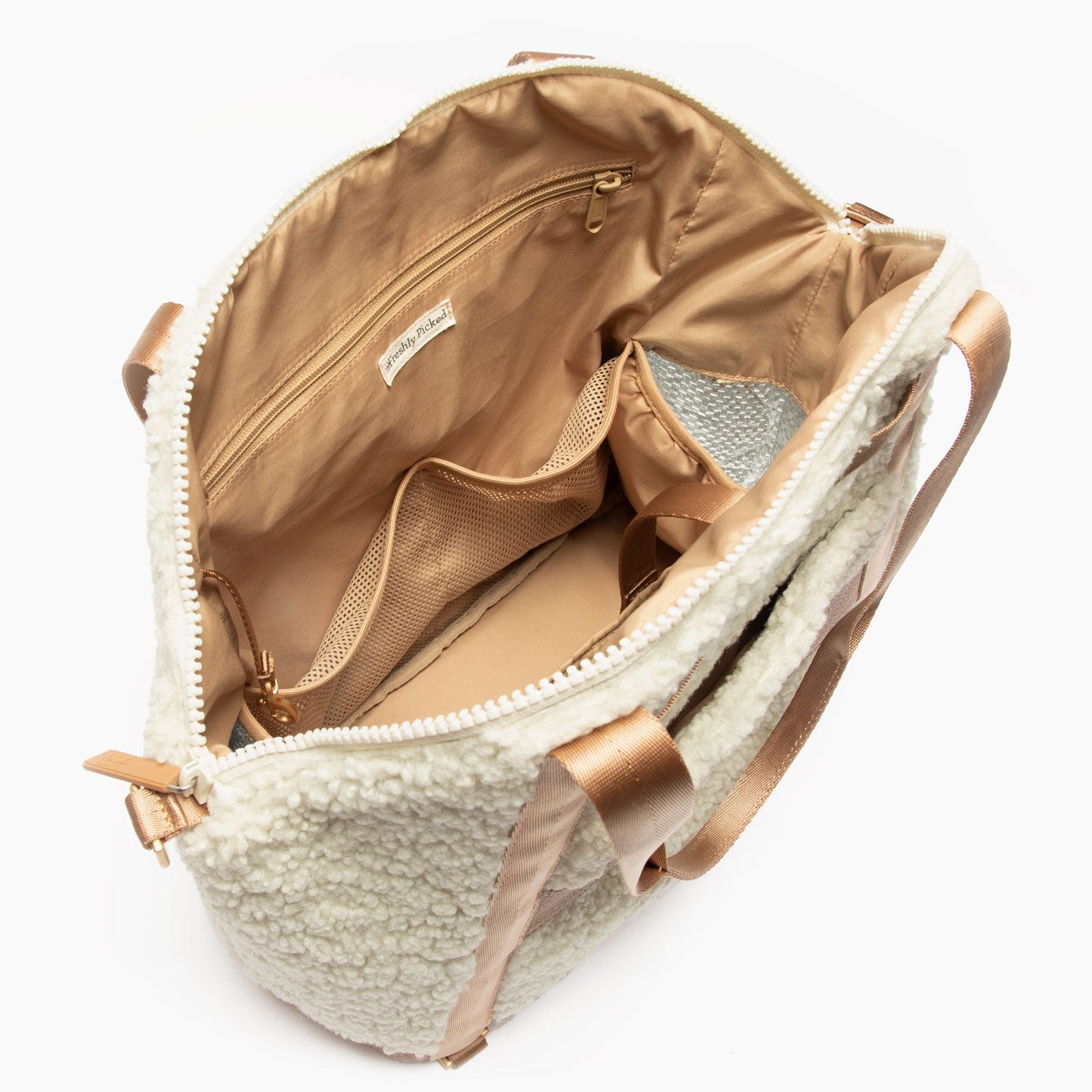 Butterscotch Teddy Tote Backpack Seoul Tote Backpack Diaper Bag