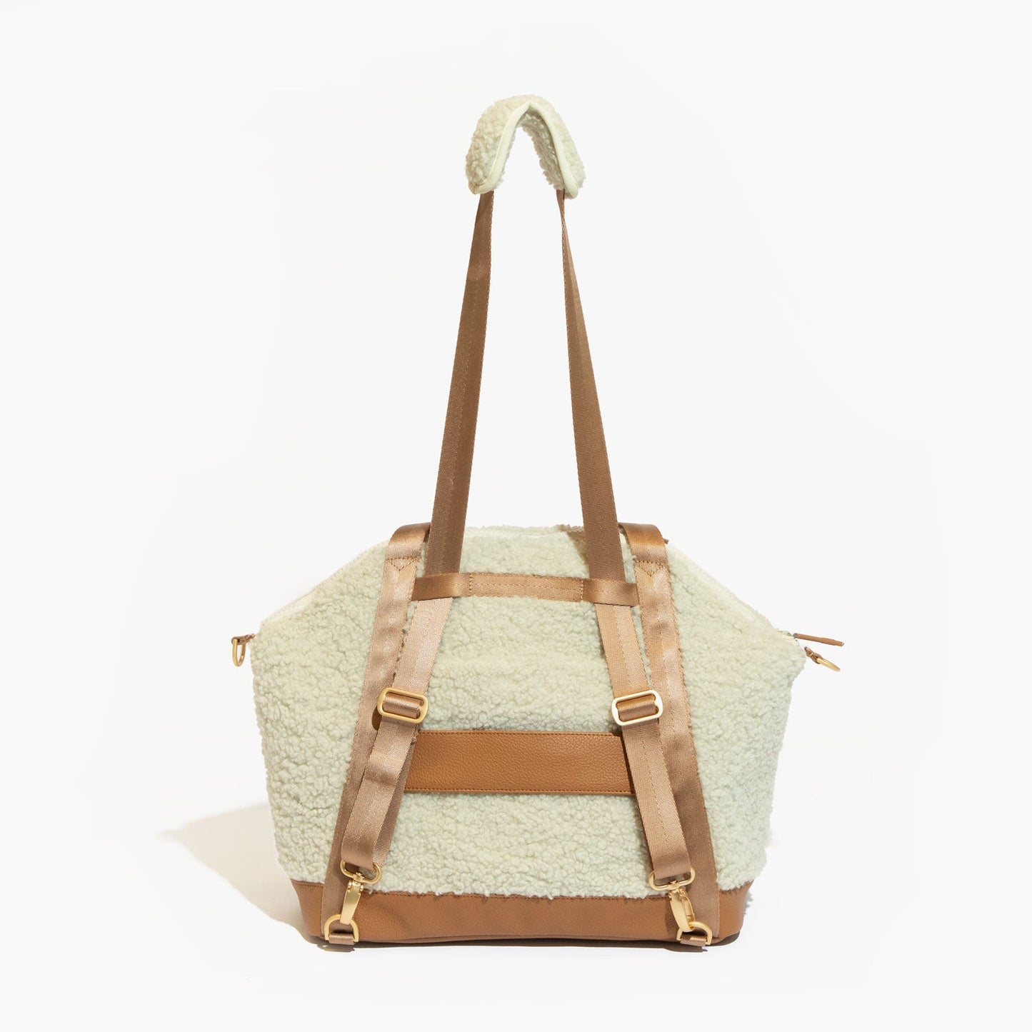 Butterscotch Teddy Tote Backpack Seoul Tote Backpack Diaper Bag