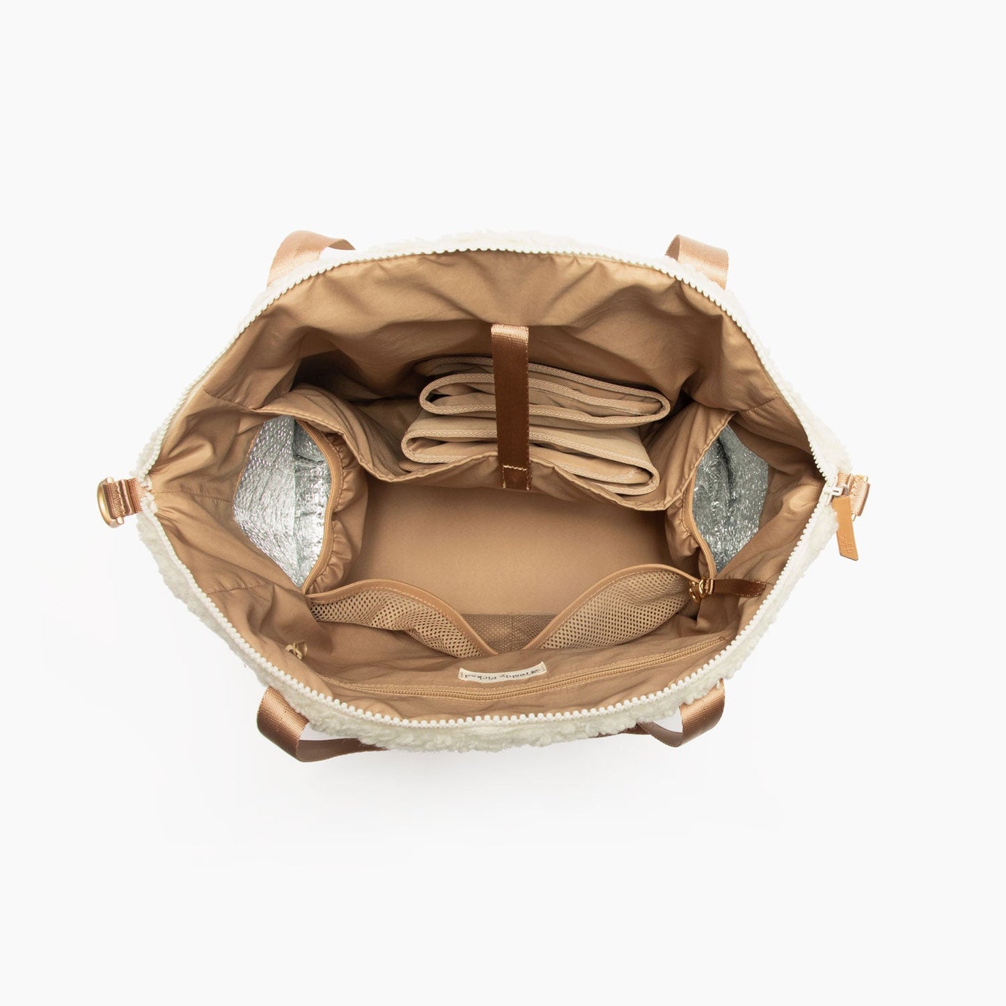 Butterscotch Teddy Tote Backpack Seoul Tote Backpack Diaper Bag