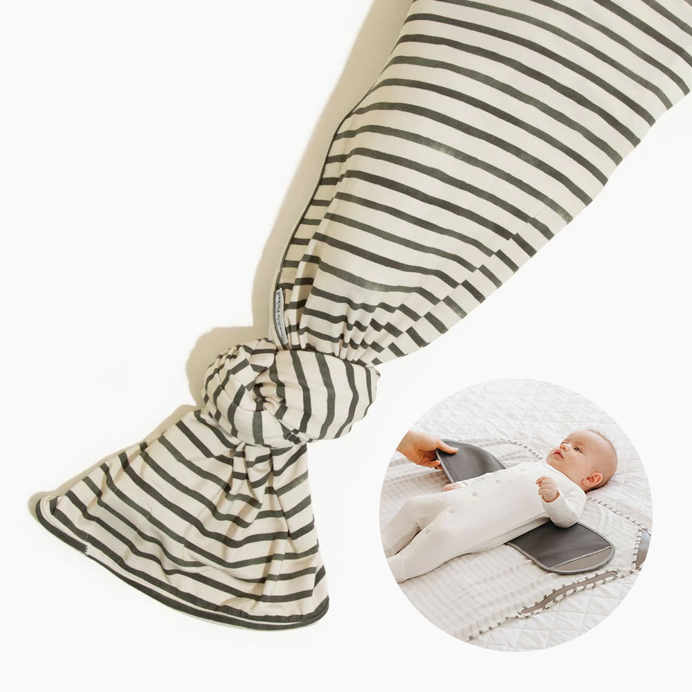 Charcoal Stripes Swaddle II Swaddle II Sleep