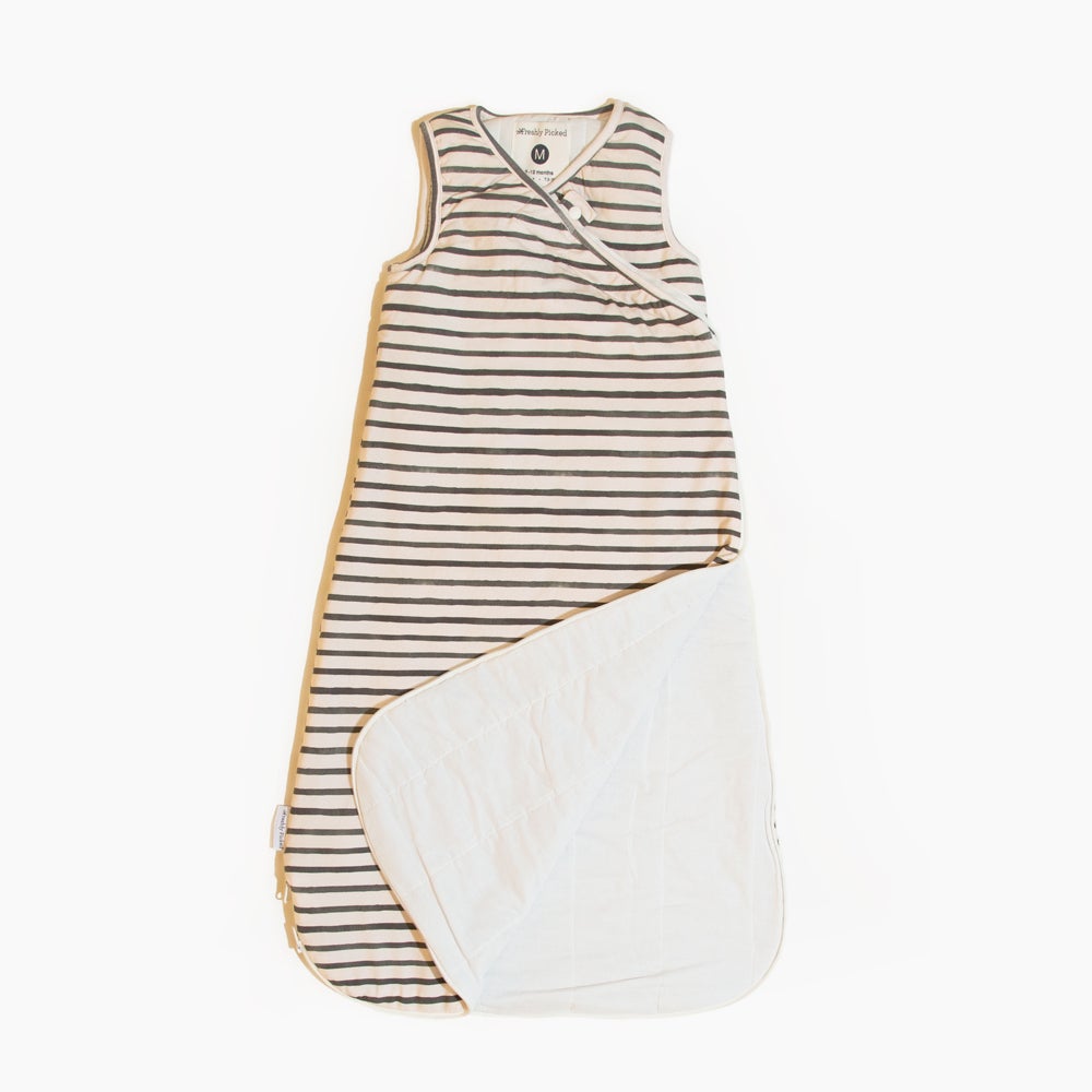 Charcoal Stripes Blanket Sleeper Blanket Sleeper Sleep