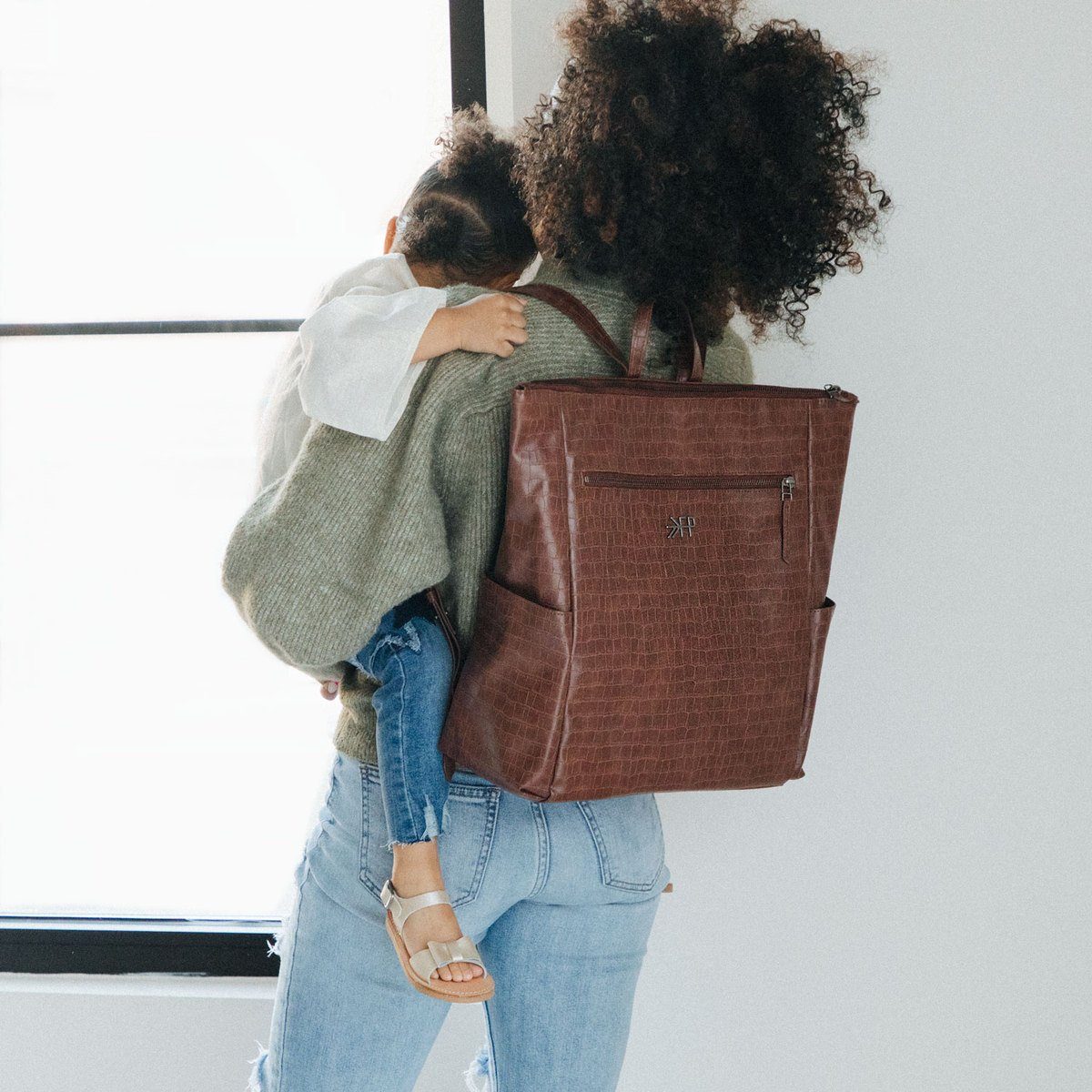 Chocolate Croc Minimal Diaper Pack Minimal Diaper Pack Diaper Bag