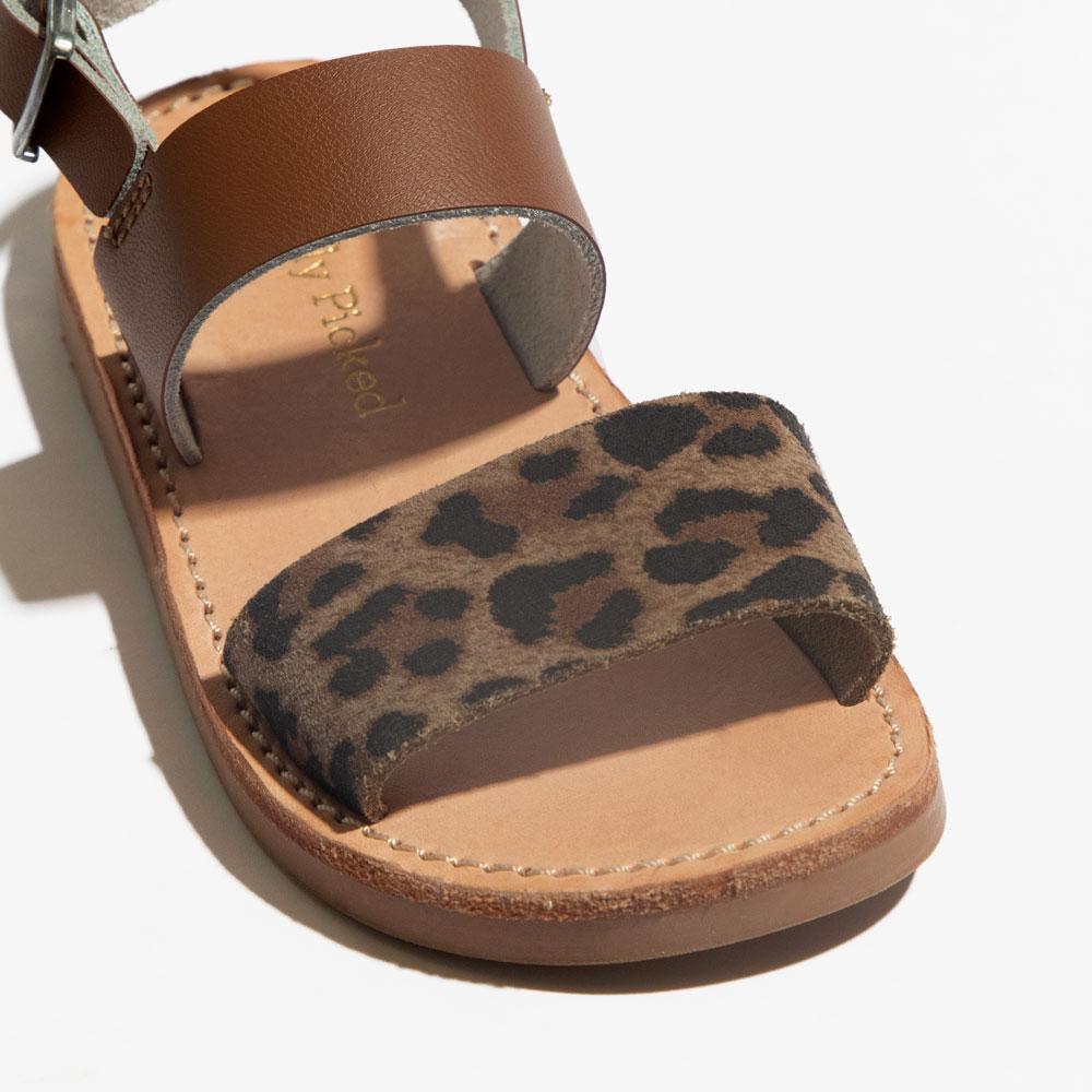 Cognac with Leopard Sanibel Sandal sanibel sandal Kids Sandal