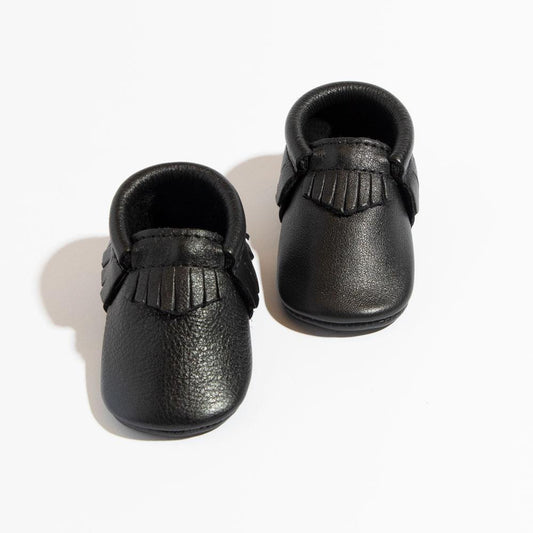 Ebony Moccasin Baby Shoe