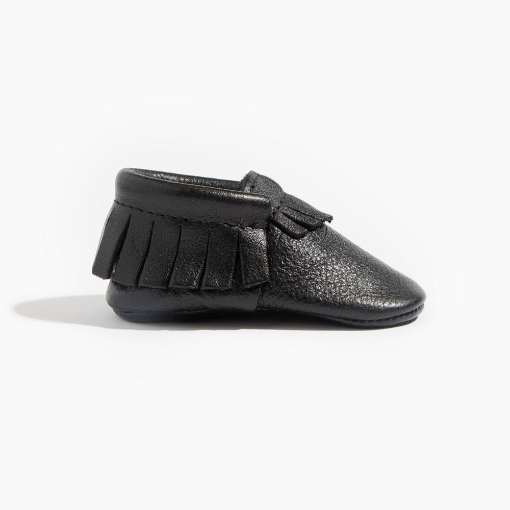 Ebony Moccasin Baby Shoe