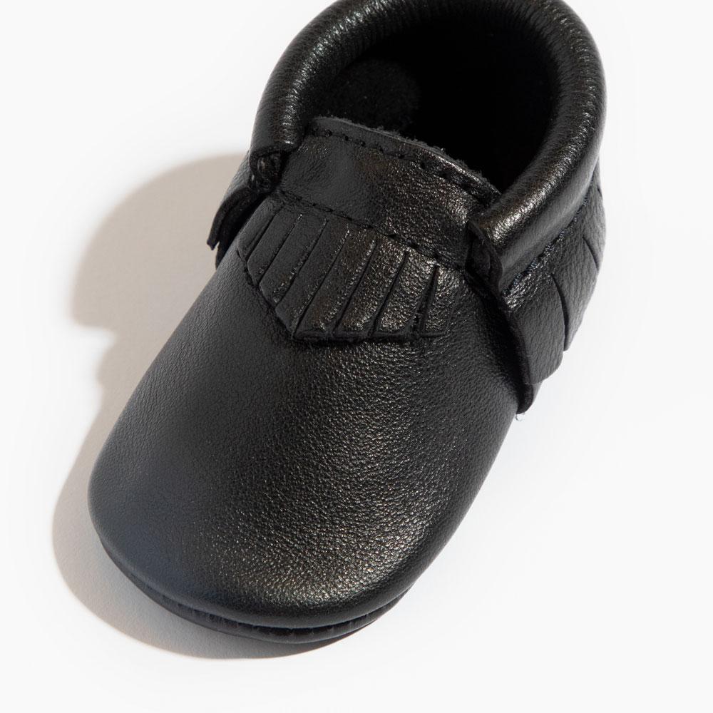 Ebony Moccasin Baby Shoe