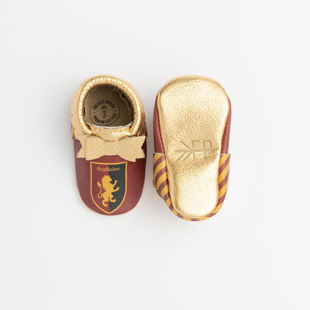 Gryffindor Bow Mocc Bow Moccasins Soft Soles