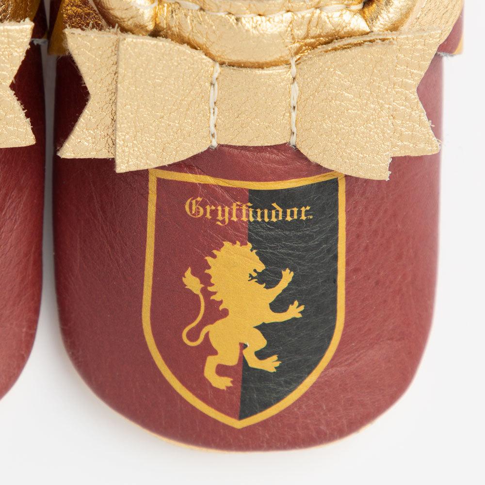 Gryffindor Bow Mocc Bow Moccasins Soft Soles