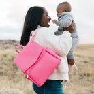 Hot Pink Mini Classic Bag II Mini Classic Diaper Bag II Diaper Bag