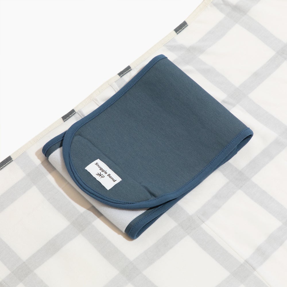 Indigo Windowpane Swaddle II Swaddle II Sleep 