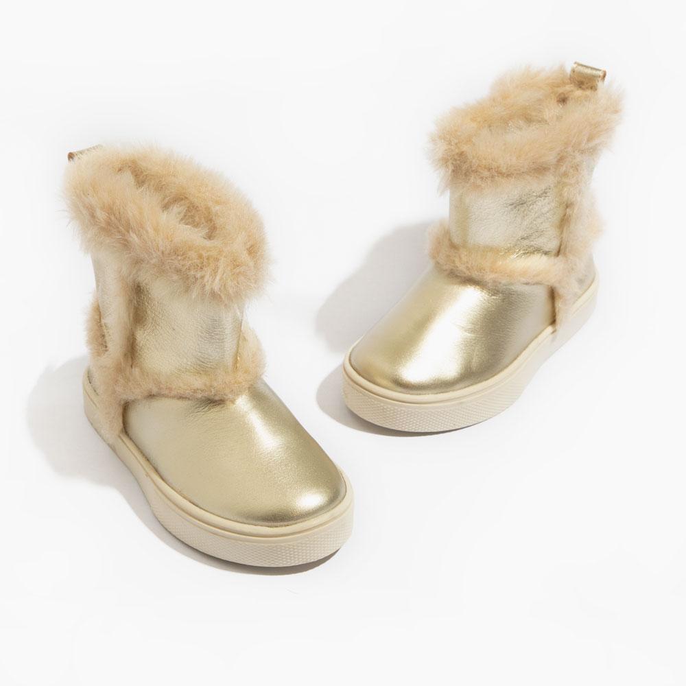 Children's Place Gold Booties Toddler Duck Boots Women The