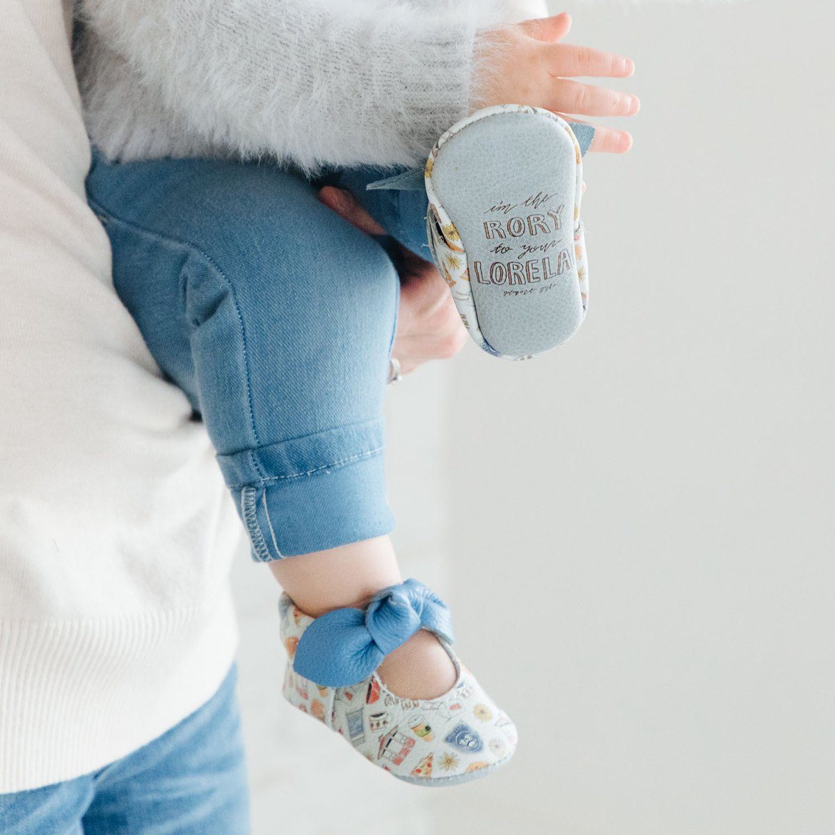 Gilmore Girls Knotted Bow Mocc Knotted Bow Mocc Soft Sole