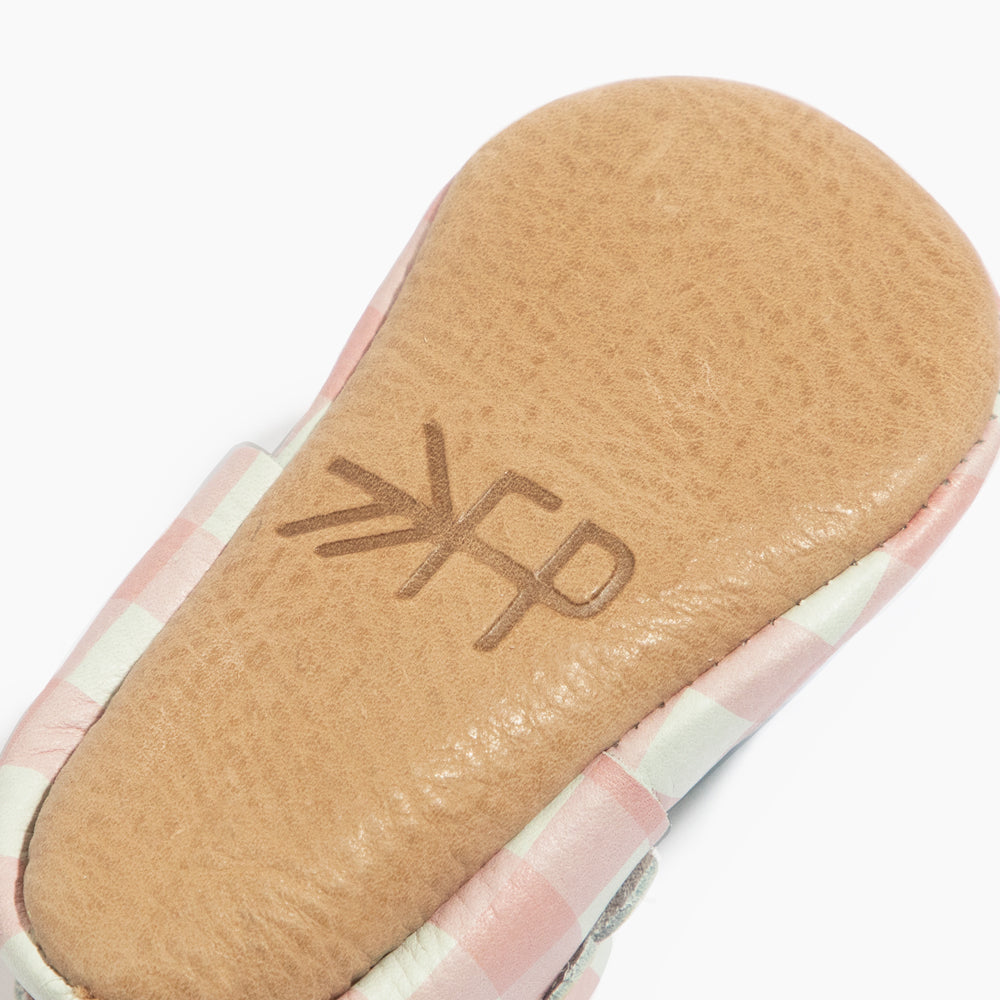 Melon Gingham Mary Jane Mary Jane Soft Sole