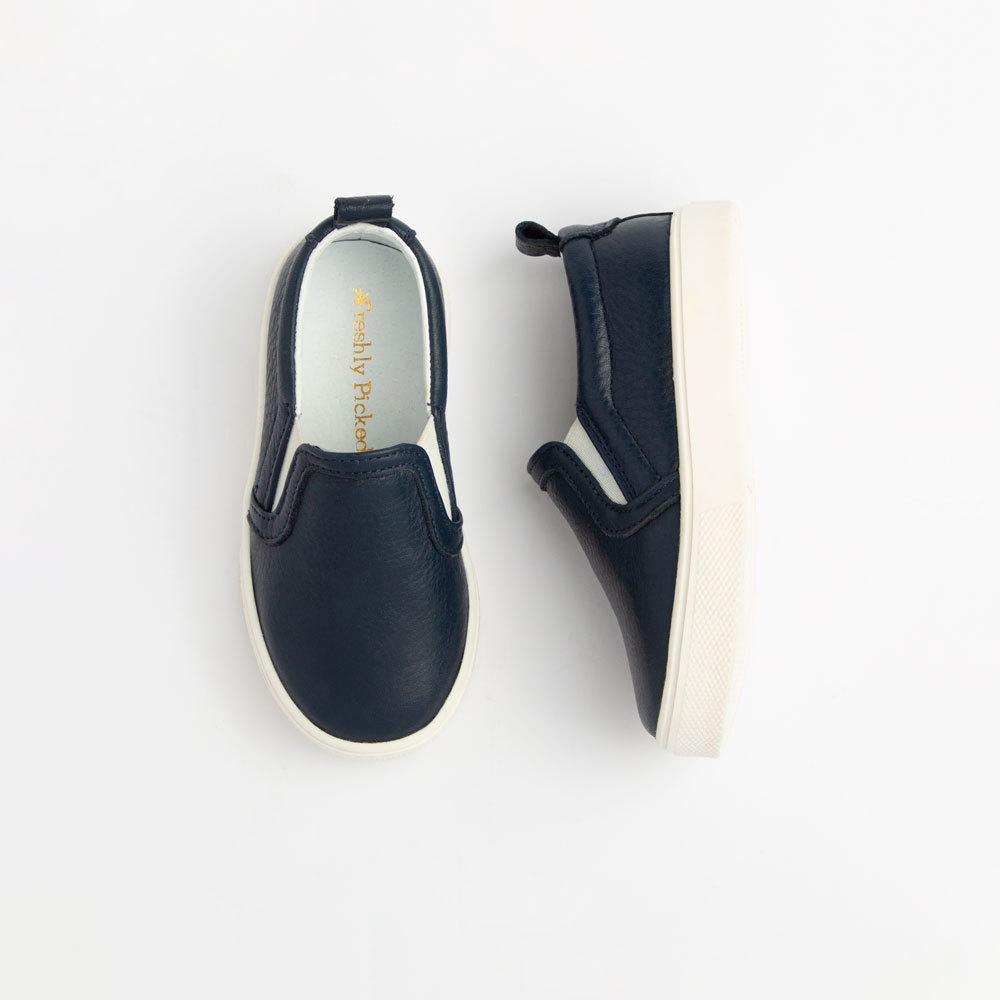 Navy Slip-On Sneaker Kids - Classic Slip-On Sneaker Kids Sneakers