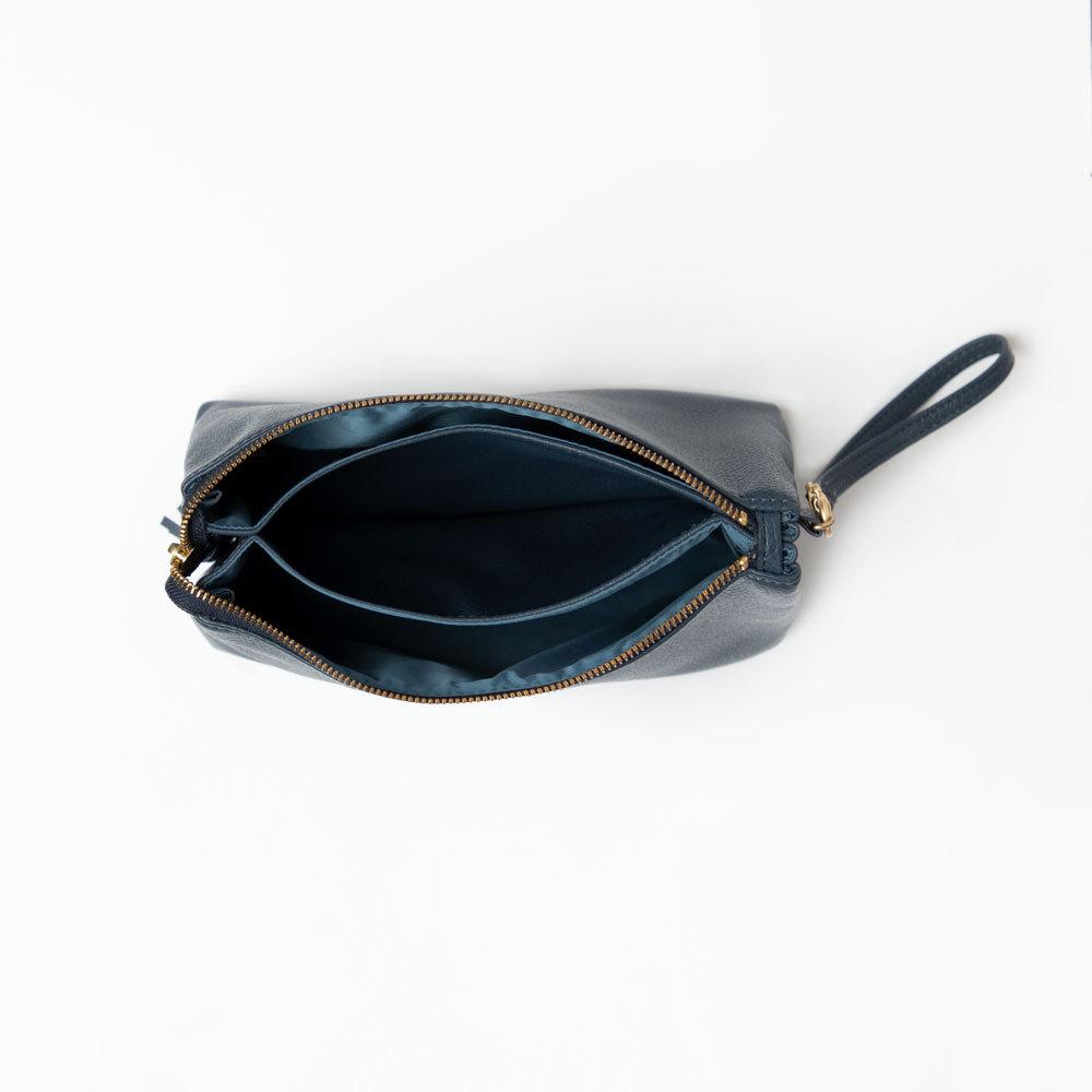 Navy Classic Zip Pouch Bags Bags